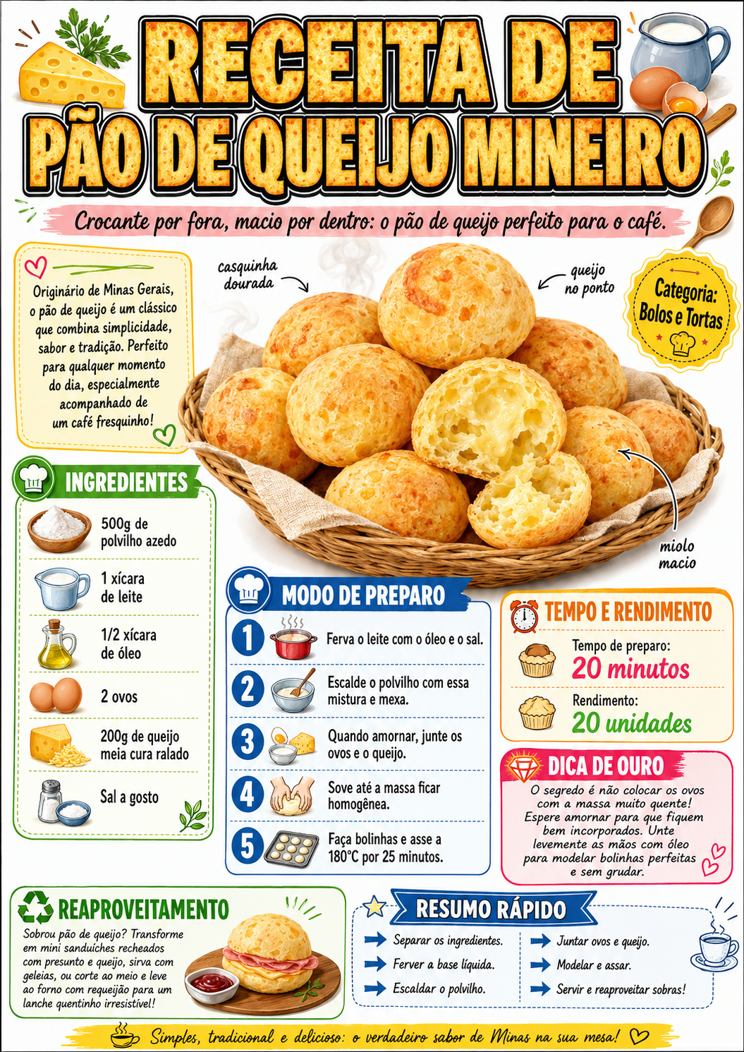 Pão de Queijo Mineiro