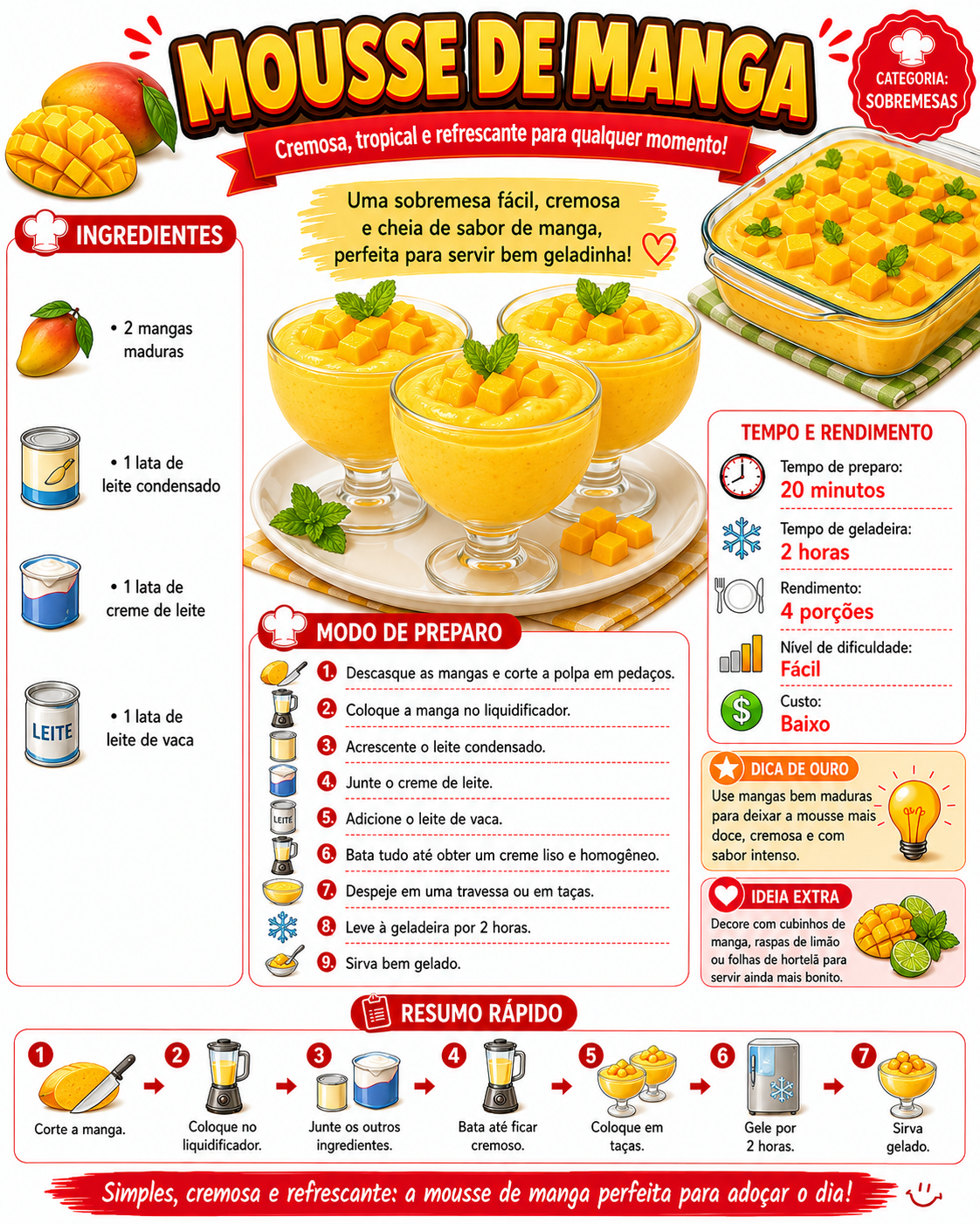 Mousse de Manga