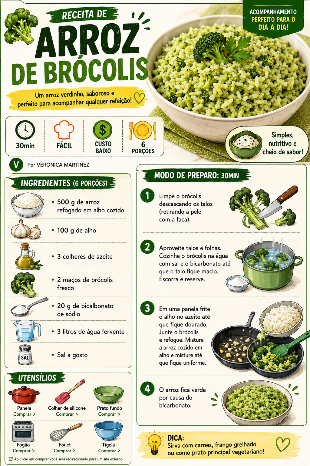 Arroz de Brócolis