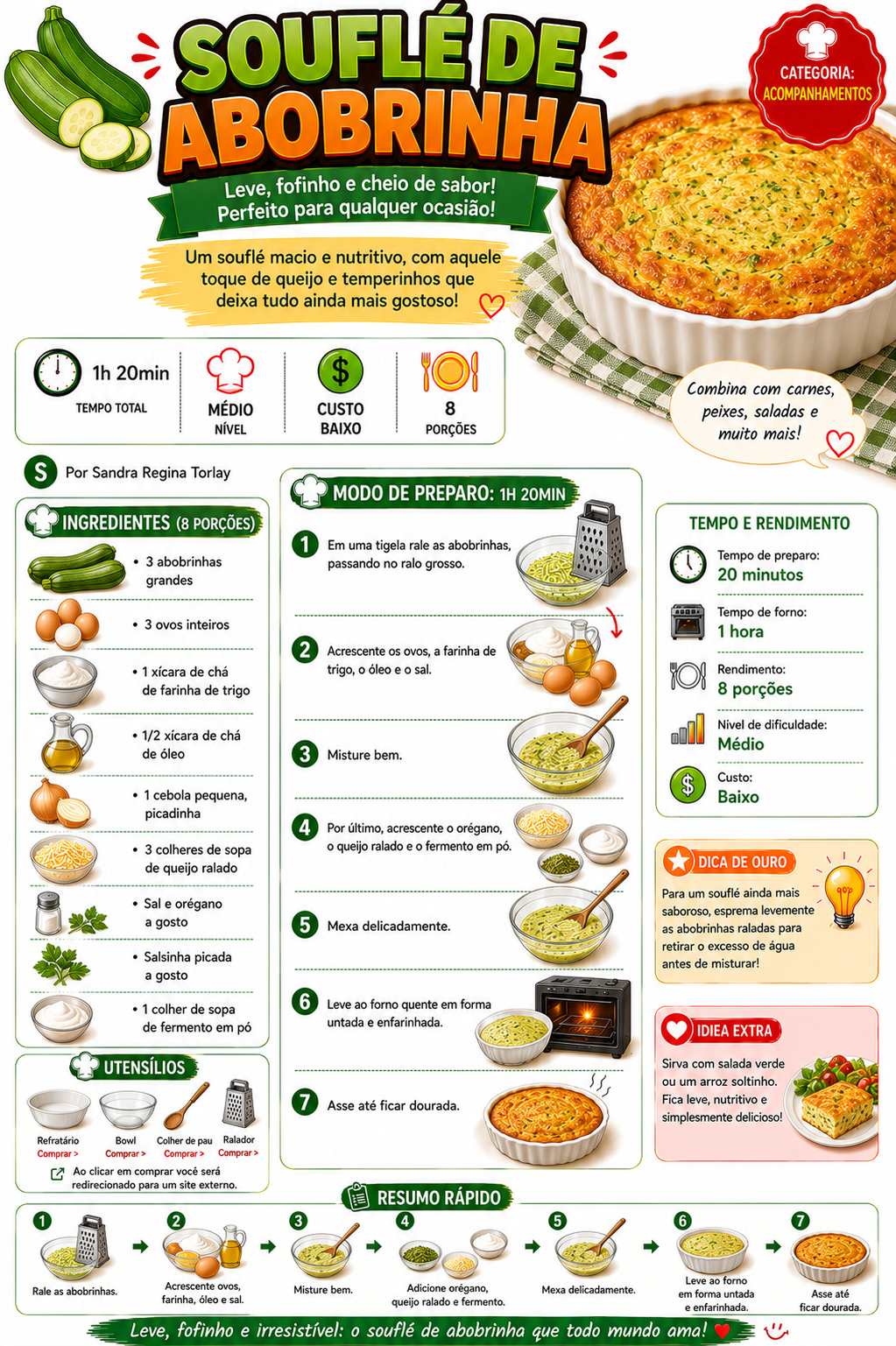 Souflé de Abobrinha