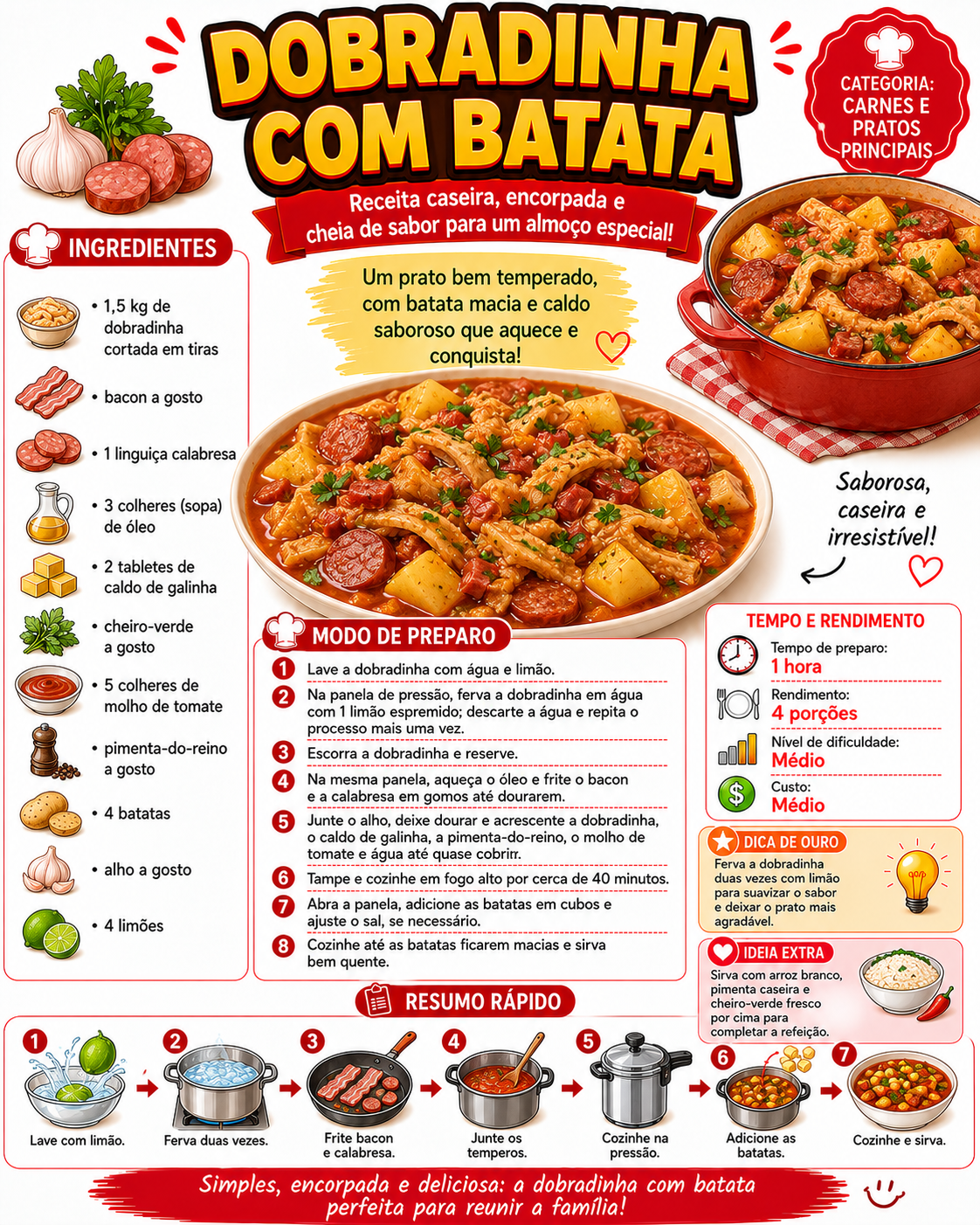 Dobradinha com Batata
