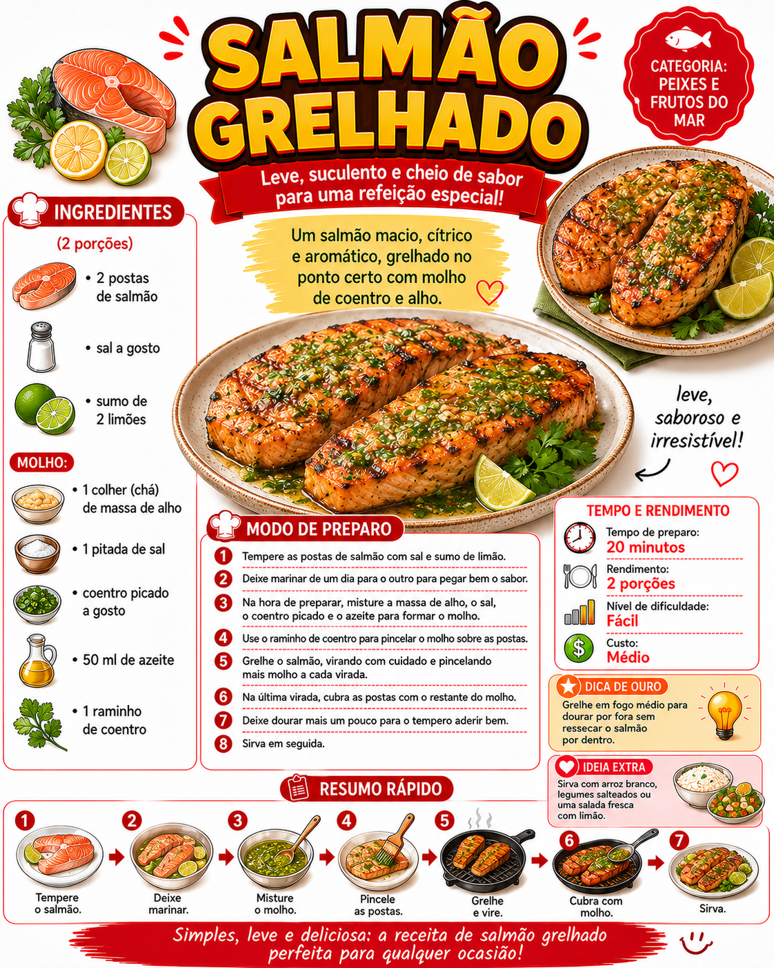 Salmão Grelhado