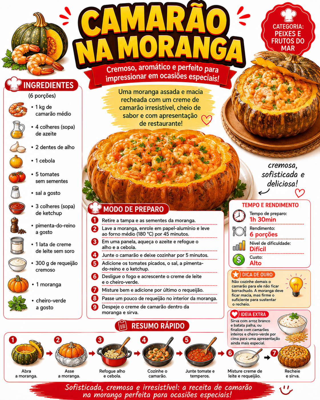 Camarão na Moranga