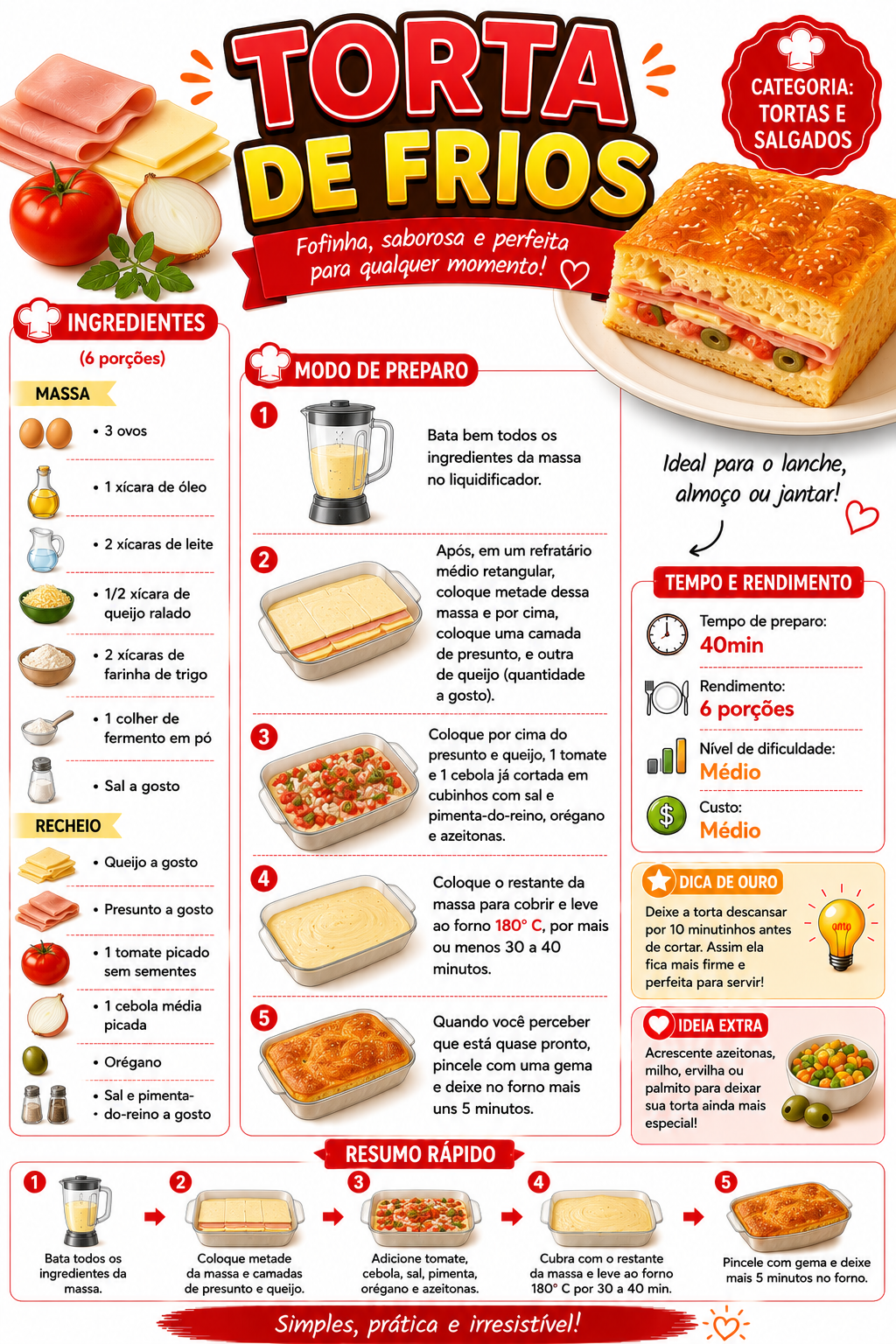 Torta de Frios