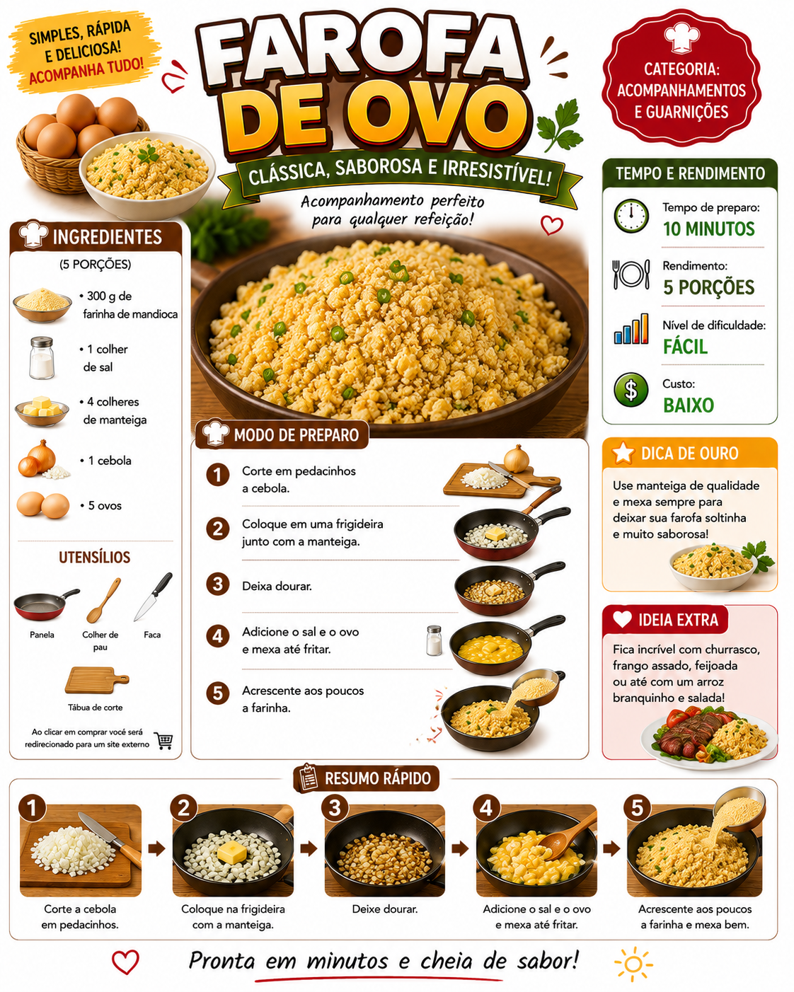 Farofa de Ovo