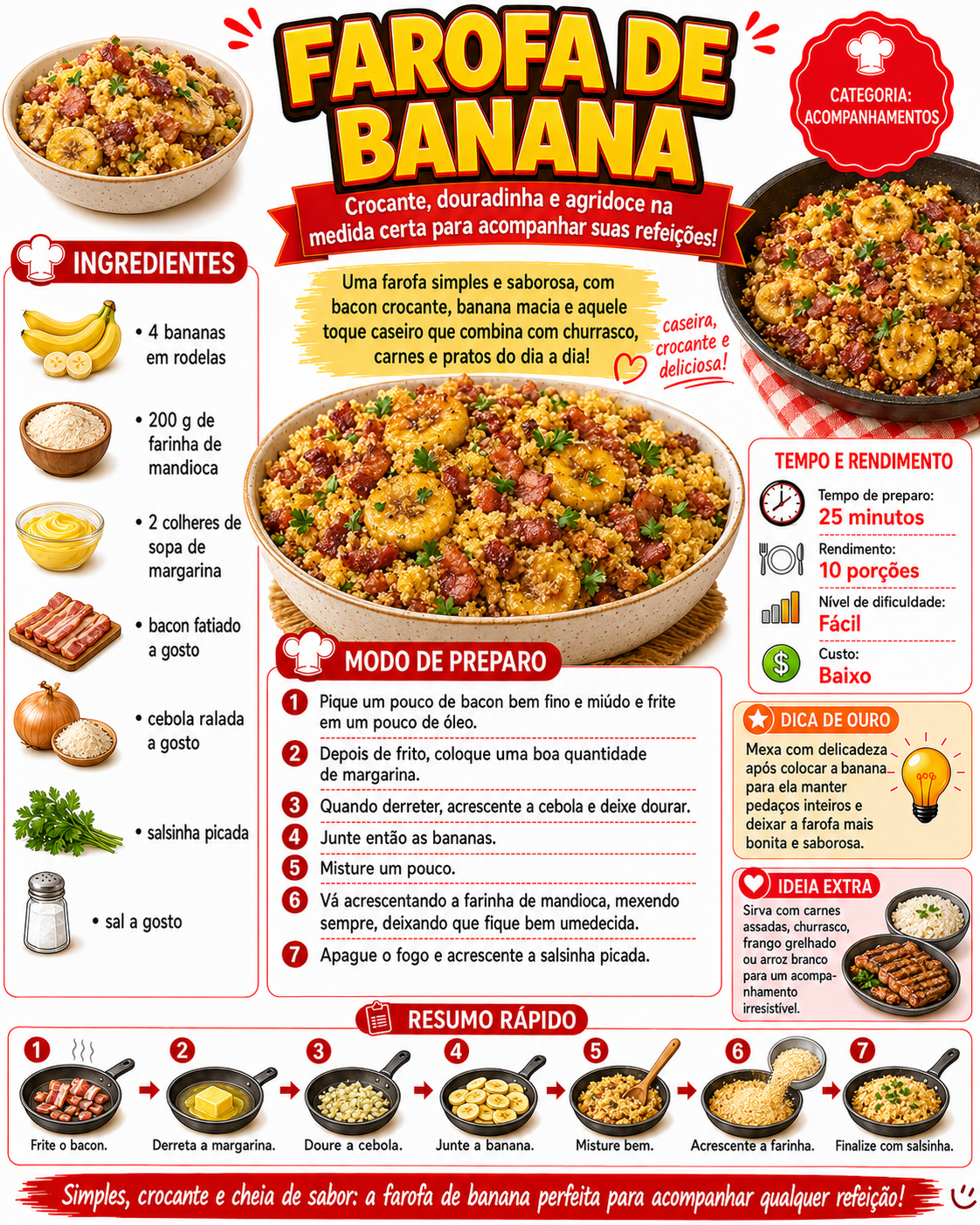 Farofa de Banana