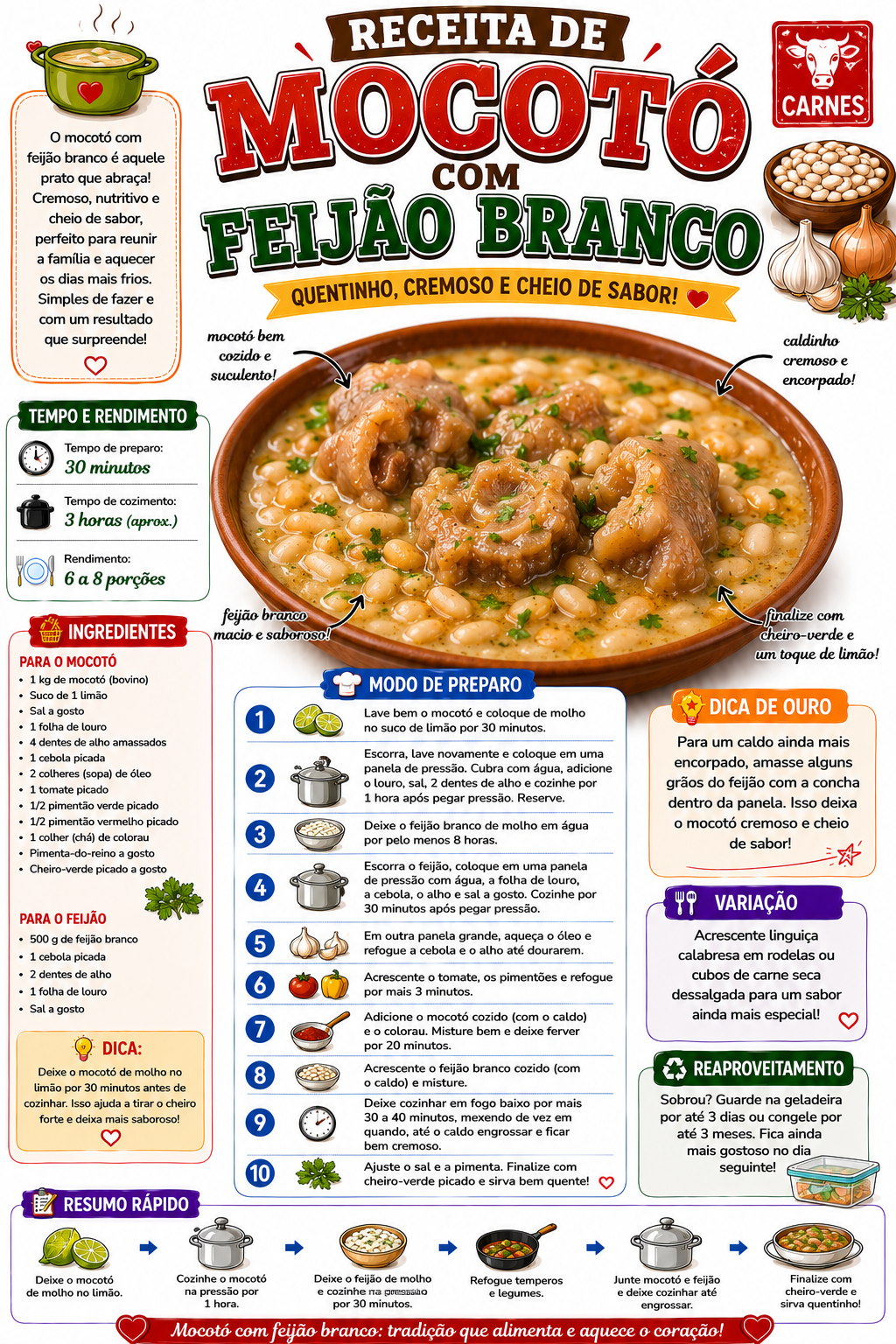Mocotó com Feijão Branco