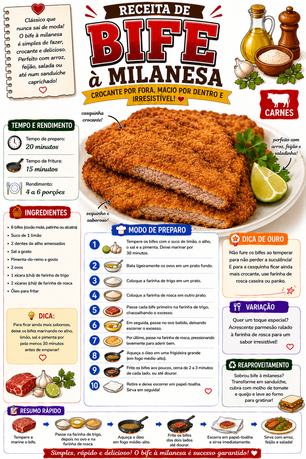 Bife à Milanesa