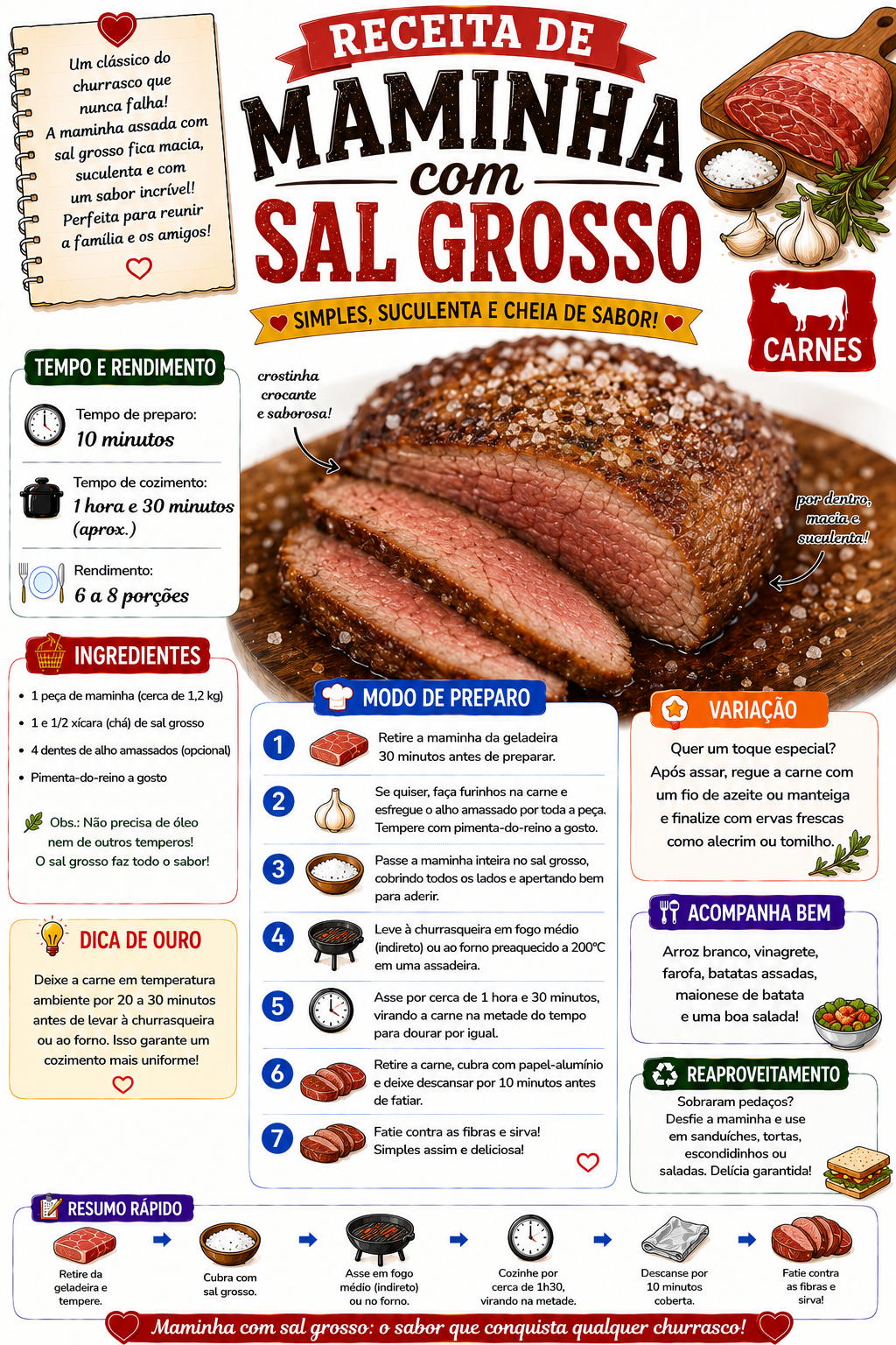 Maminha com Sal Grosso