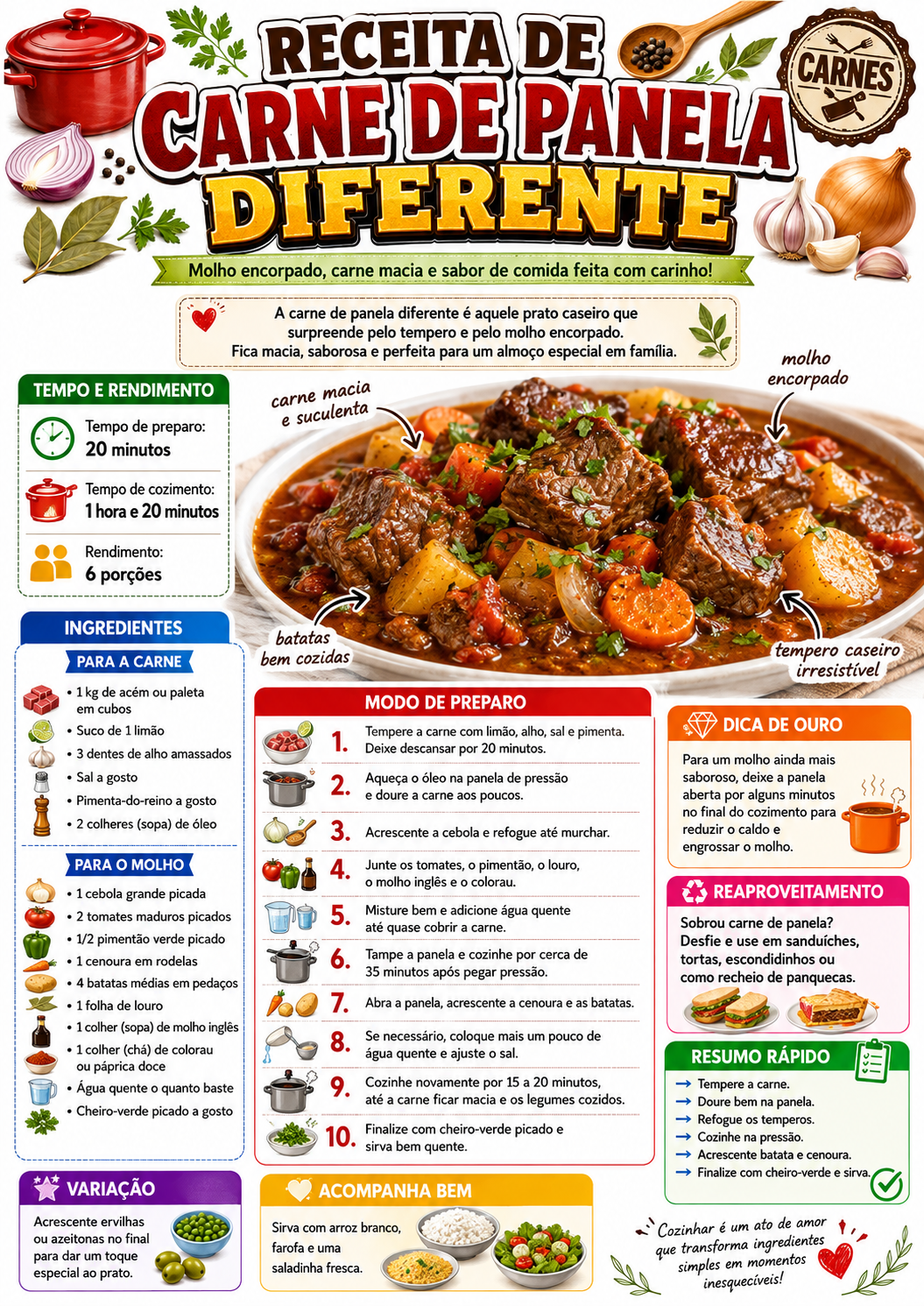 Carne de Panela Diferente