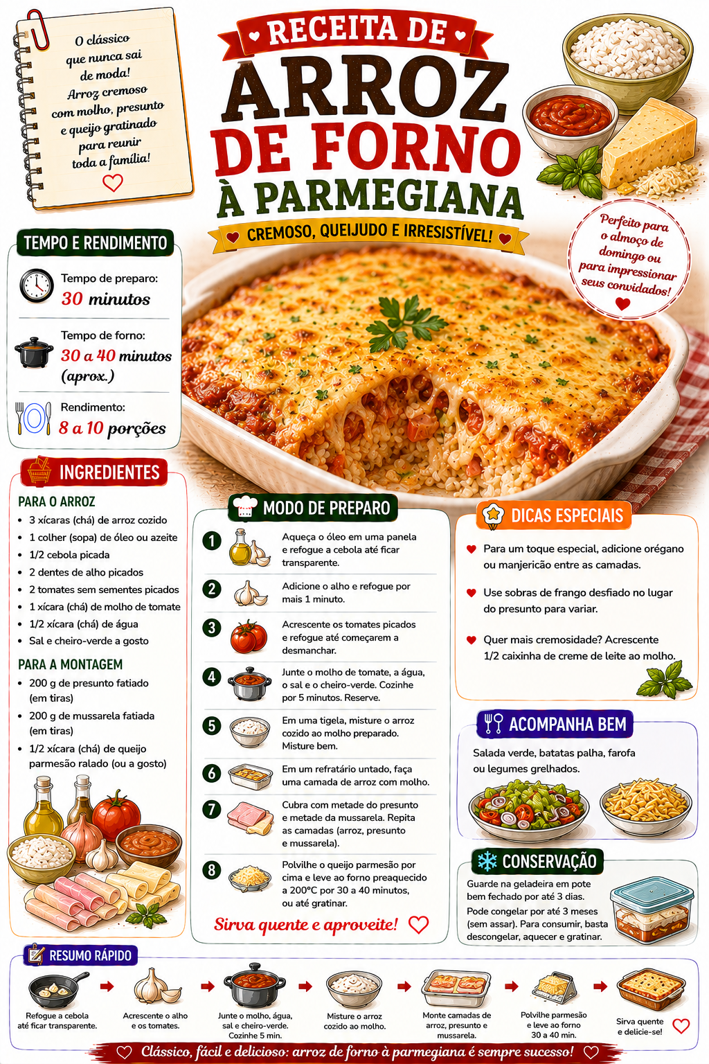 Arroz de Forno à Parmegiana