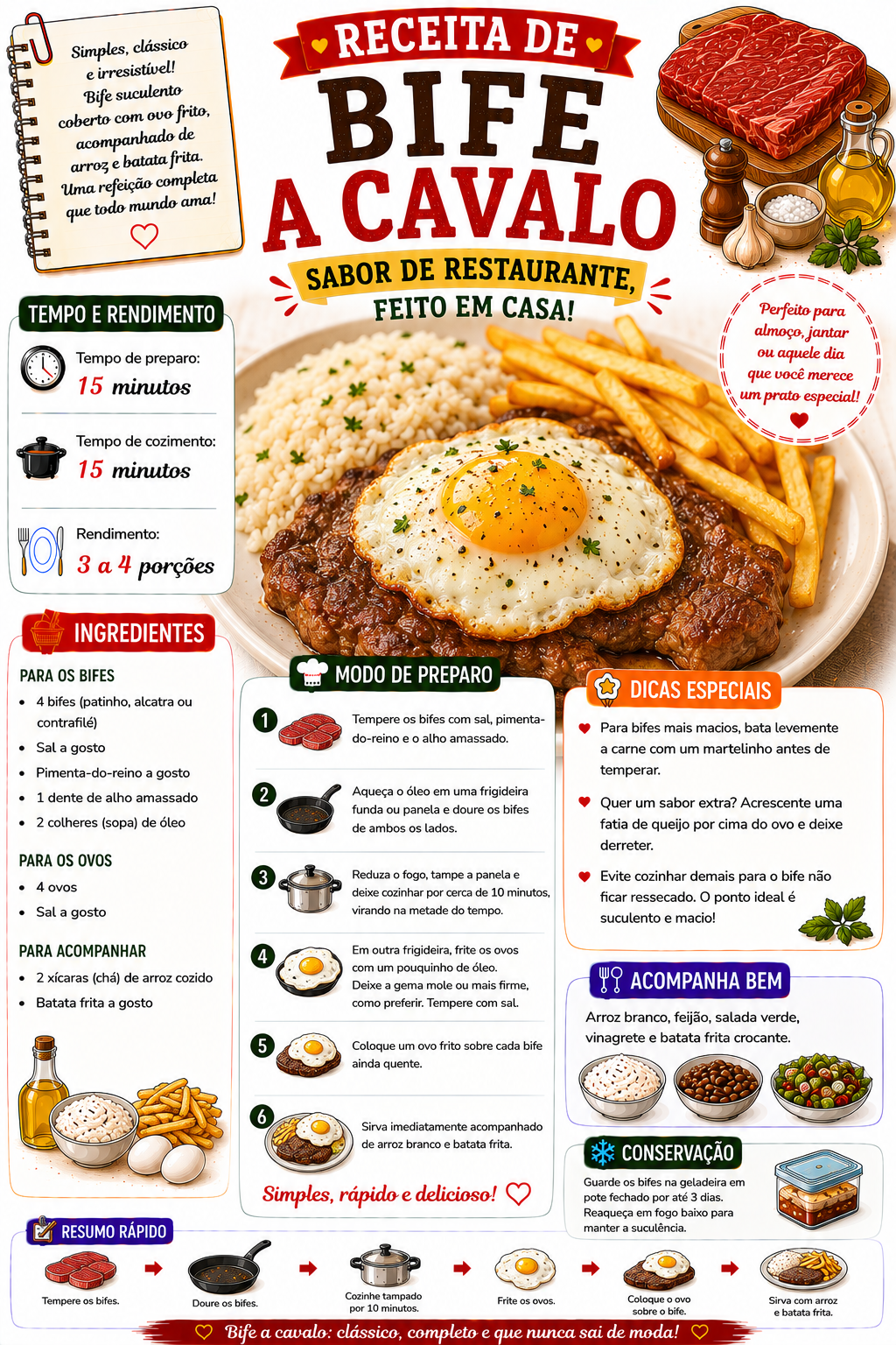 Bife à Cavalo