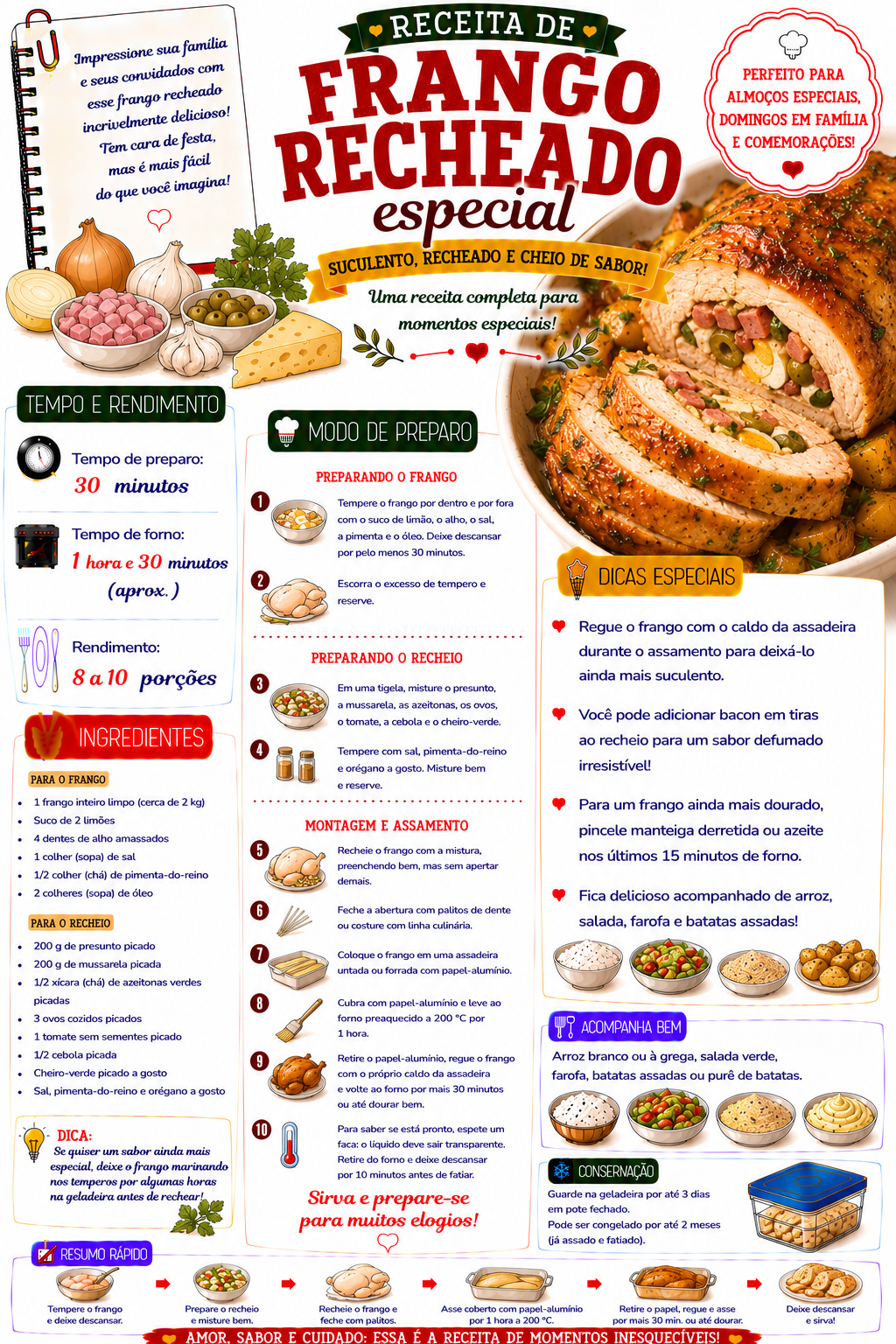Frango Recheado Especial