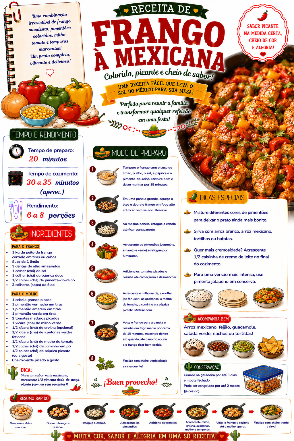 Frango à Mexicana