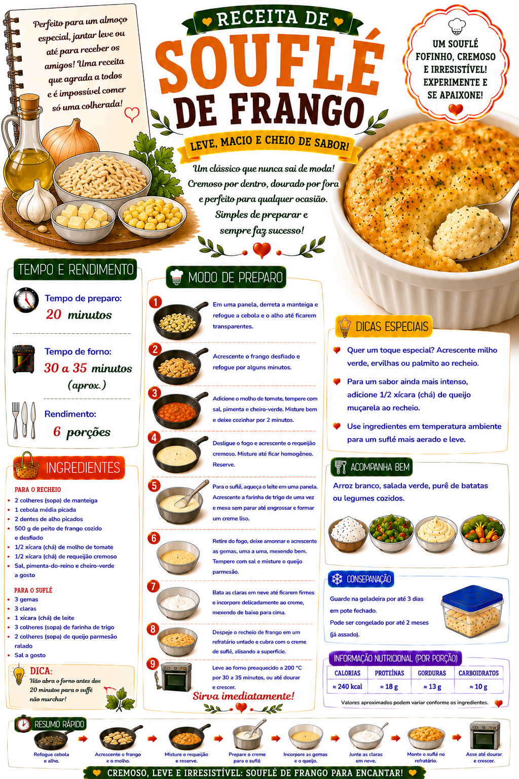Souflé de Frango