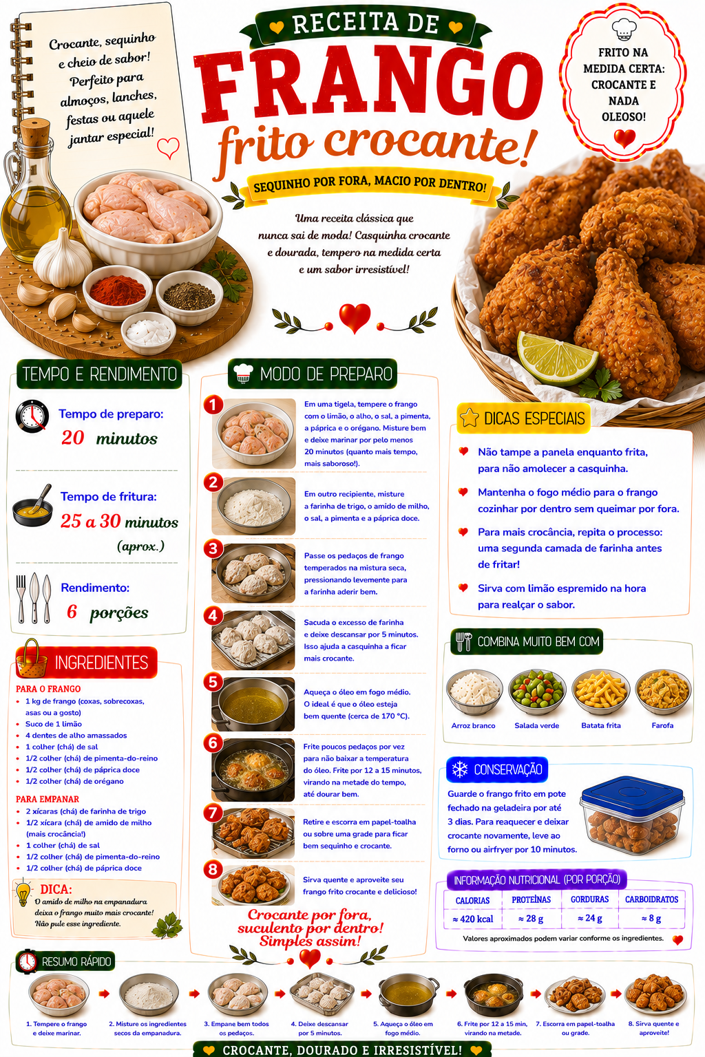 Frango Frito Crocante