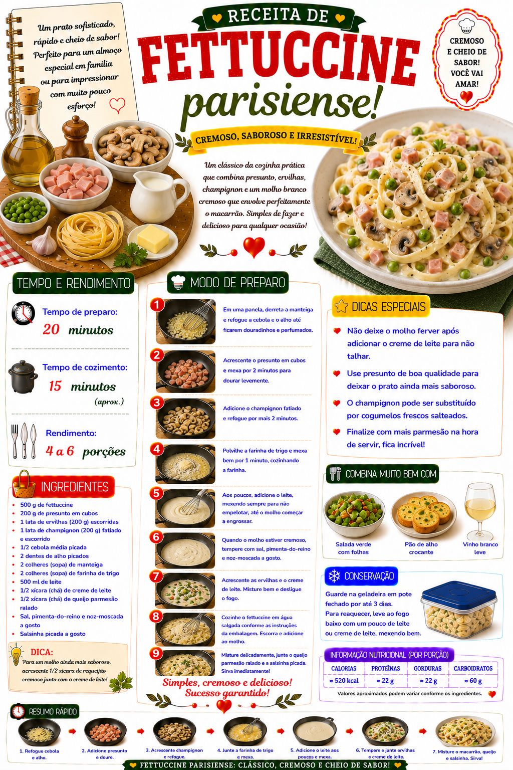 Fettuccine Parisiense