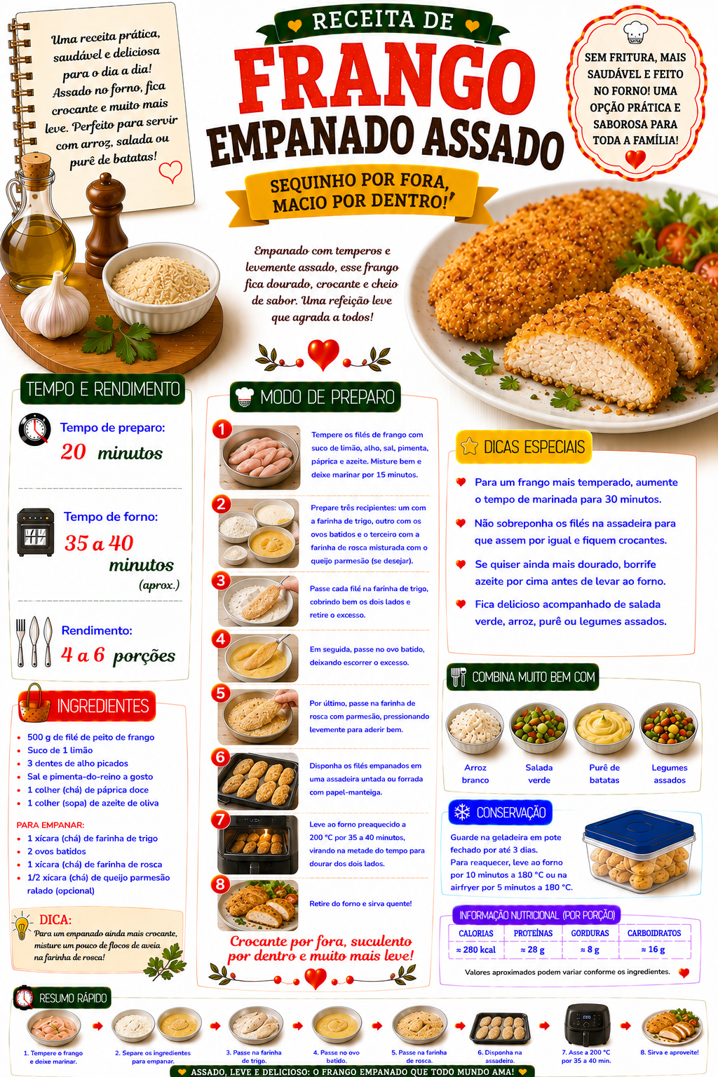 Frango Assado Empanado
