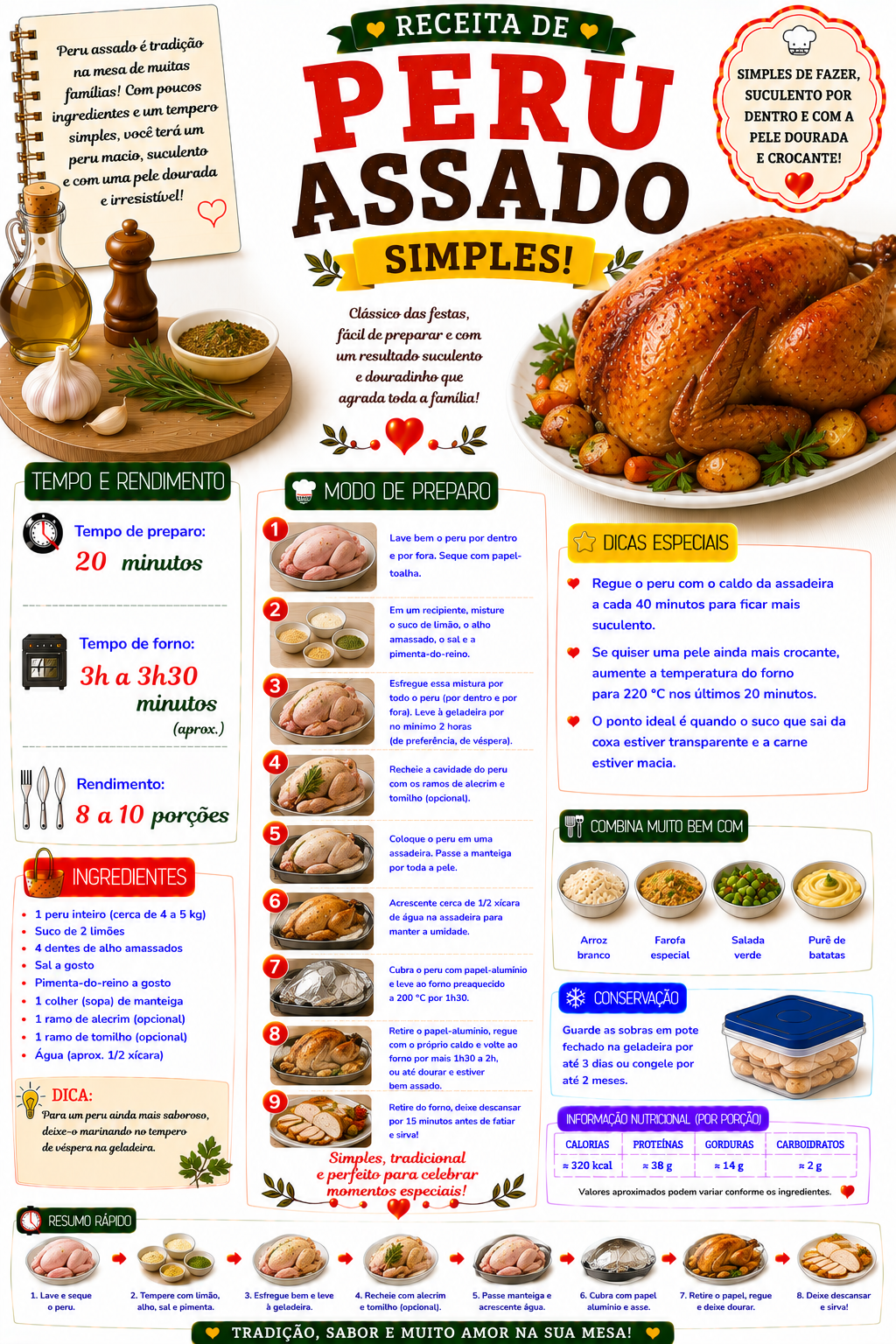 Peru Assado Simples