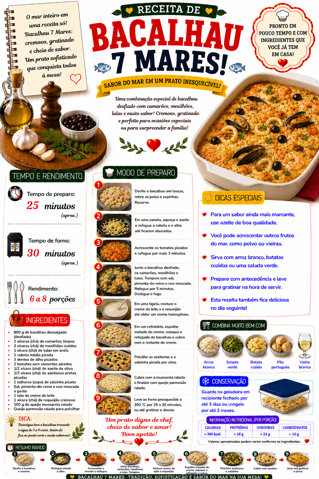 Bacalhau 7 Mares