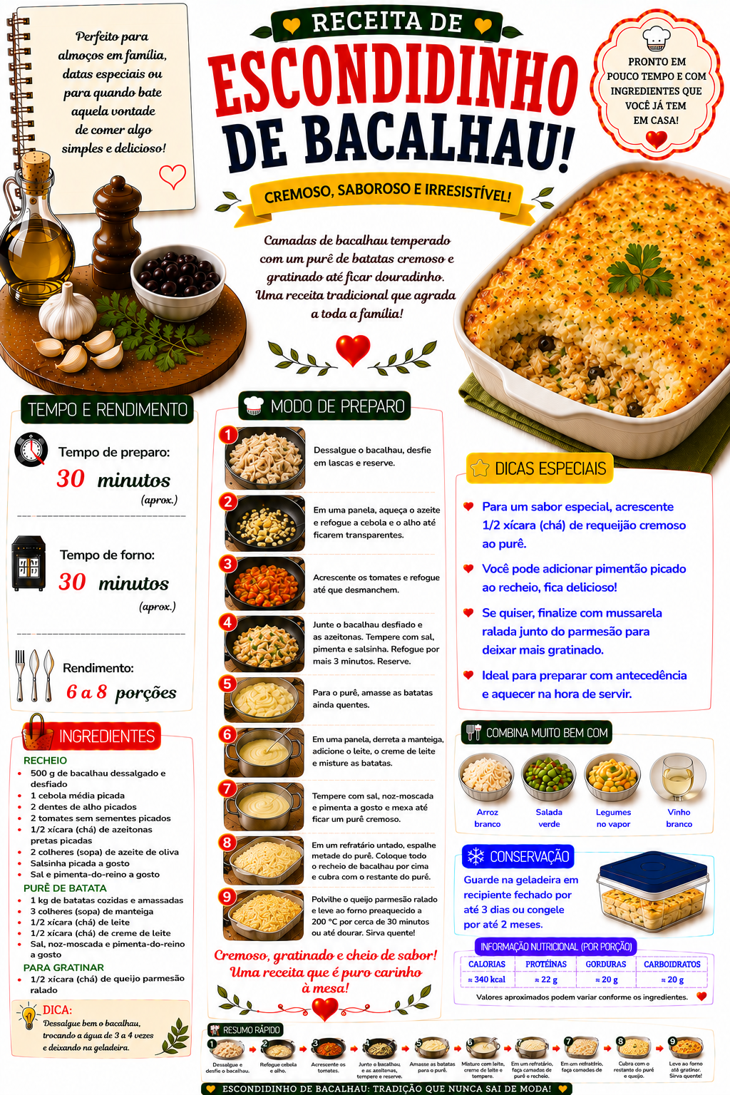 Escondidinho de Bacalhau