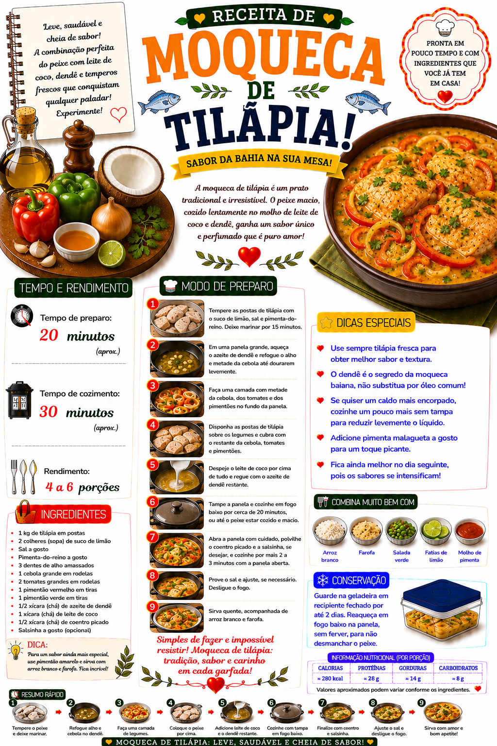 Moqueca de Tilápia