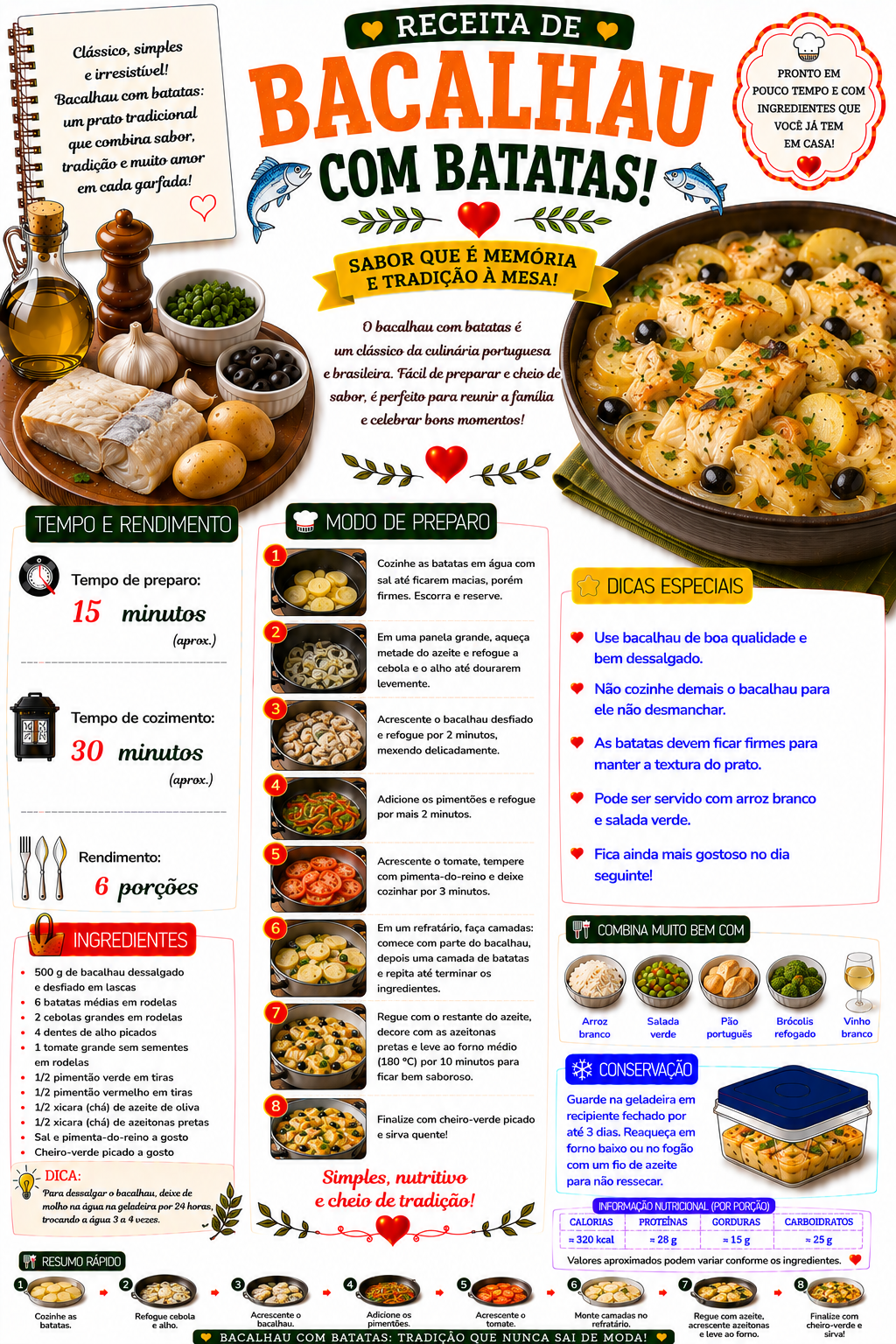 Bacalhau com Batatas