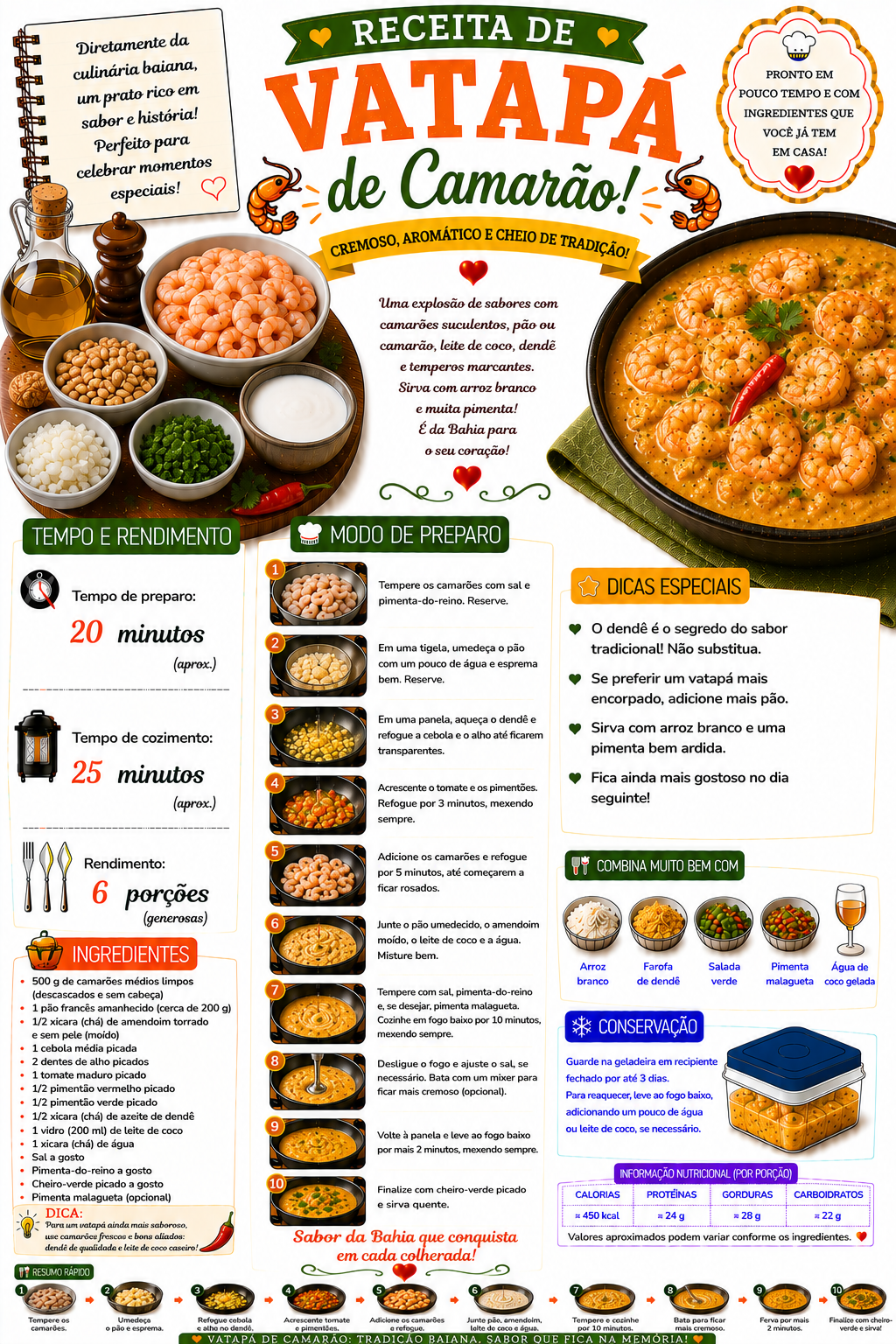 Vatapá de Camarão