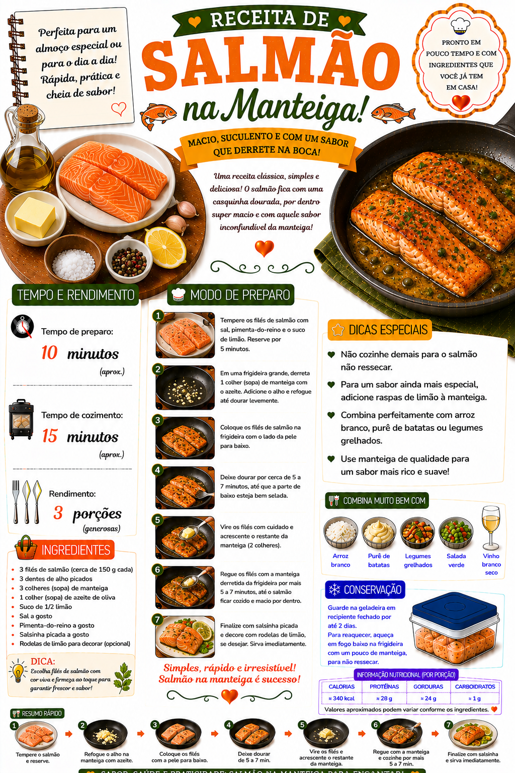 Salmão na Manteiga
