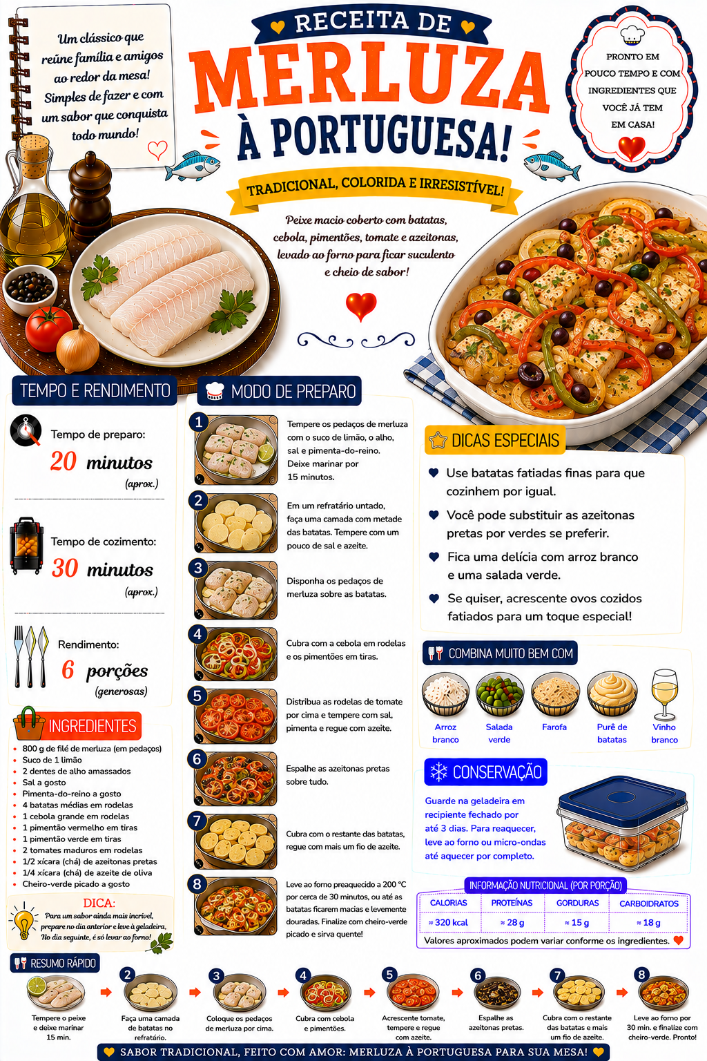 Merluza à Portuguesa