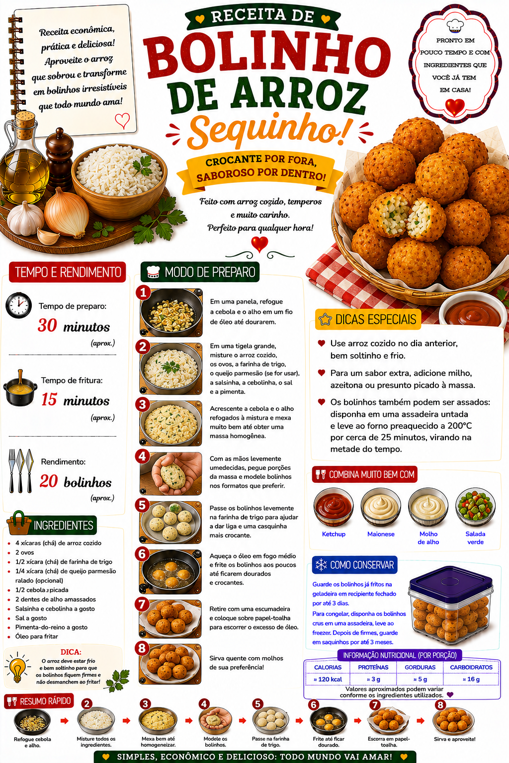 Bolinho de Arroz Sequinho