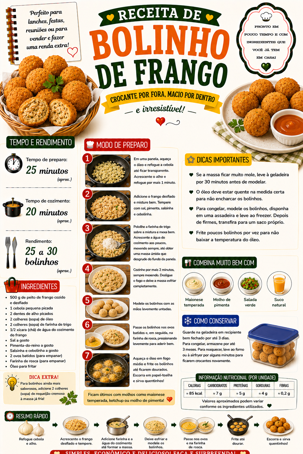 Bolinho de Frango