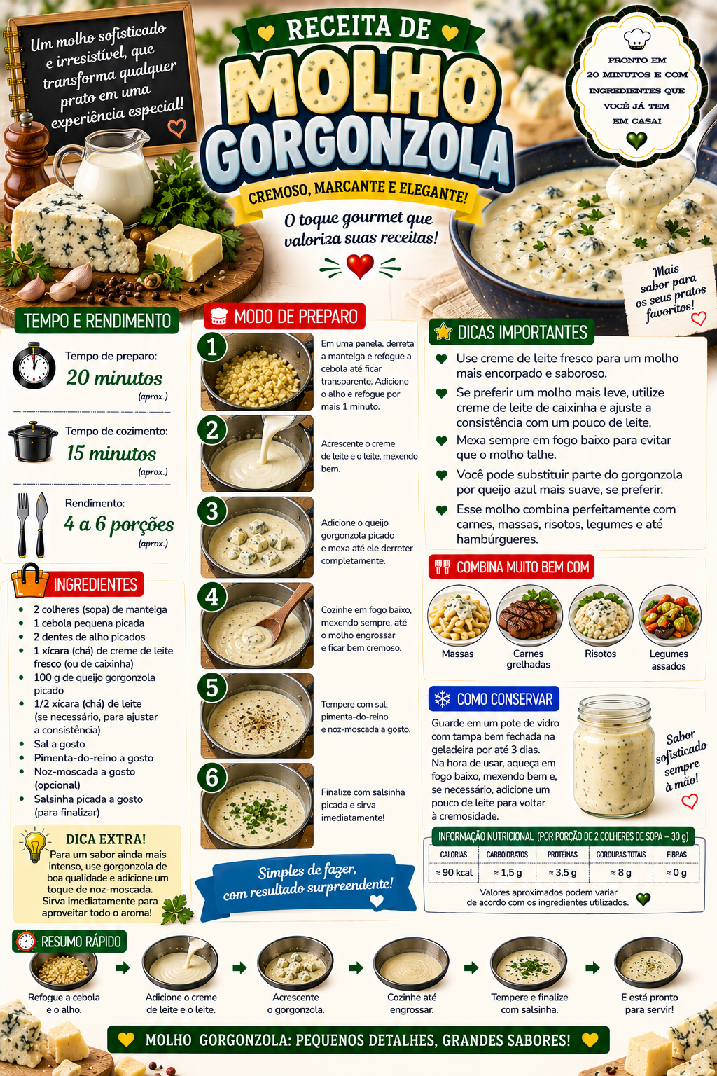 Molho Gorgonzola