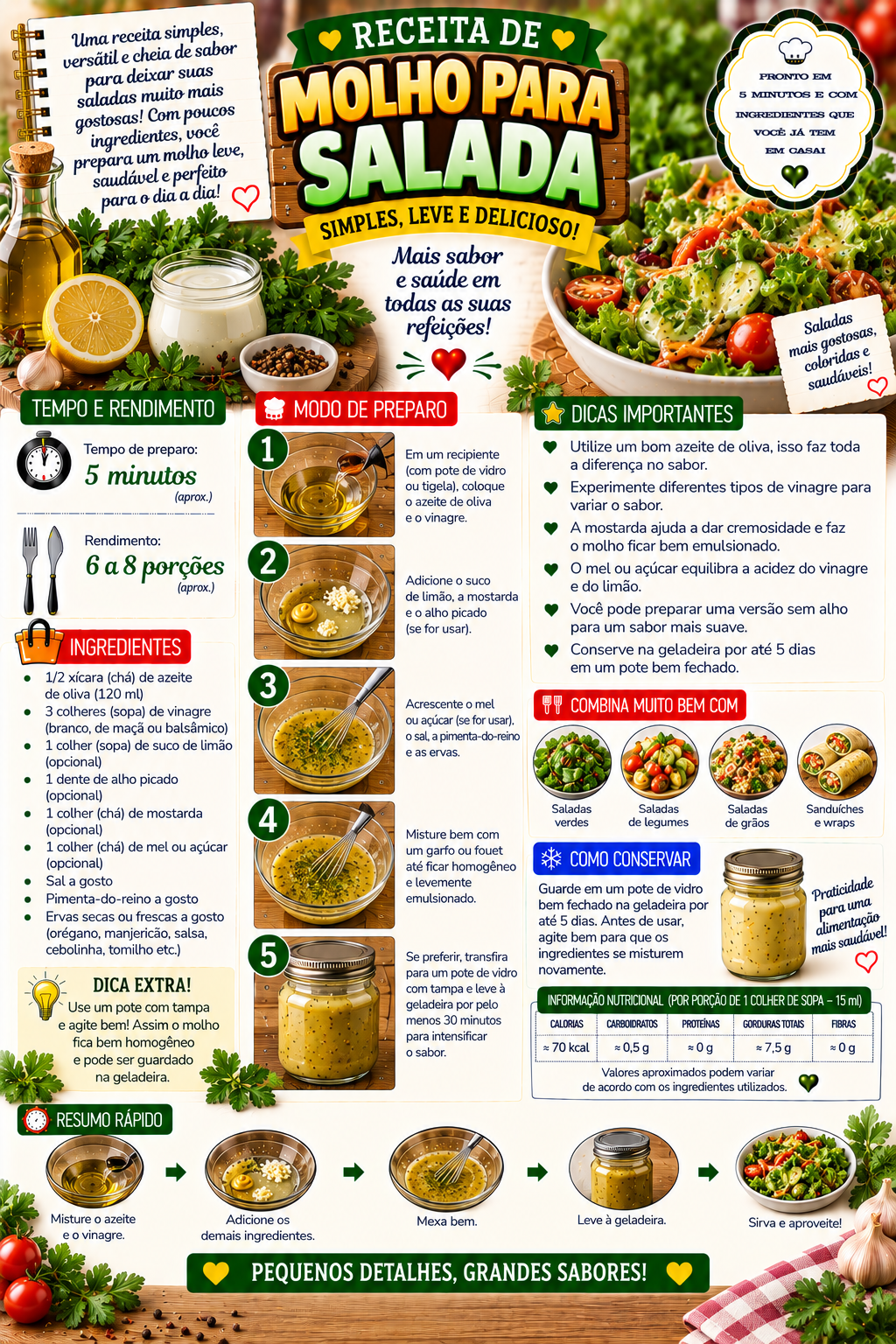 Molho para Salada