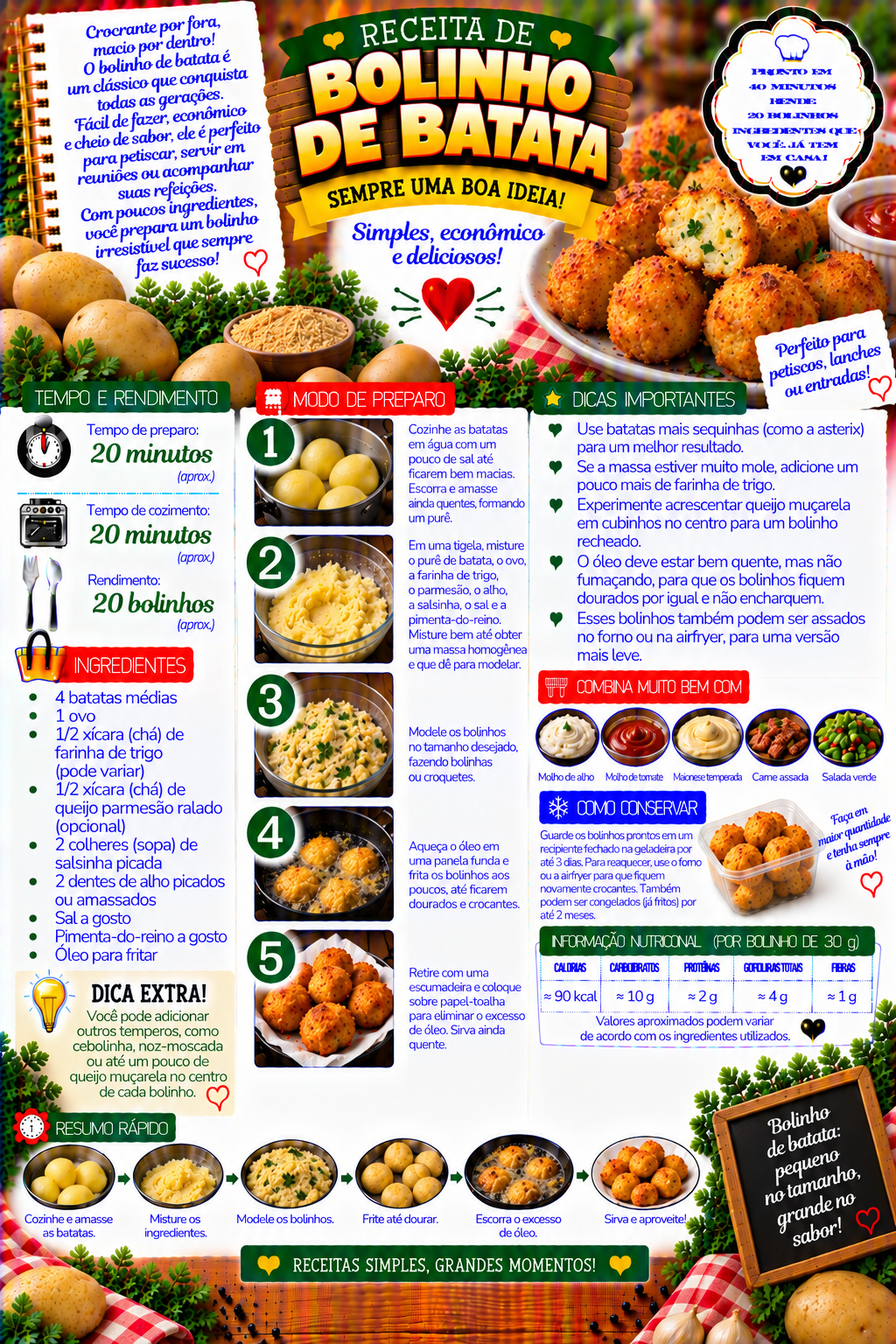 Bolinho de Batata