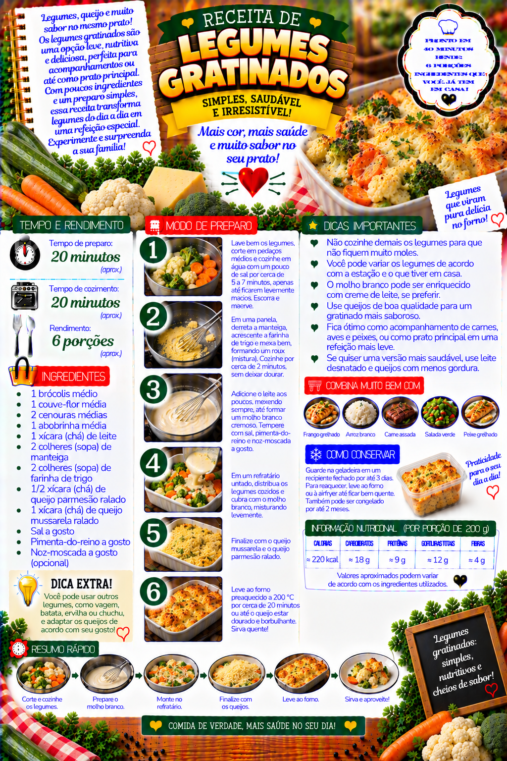 Legumes Gratinados