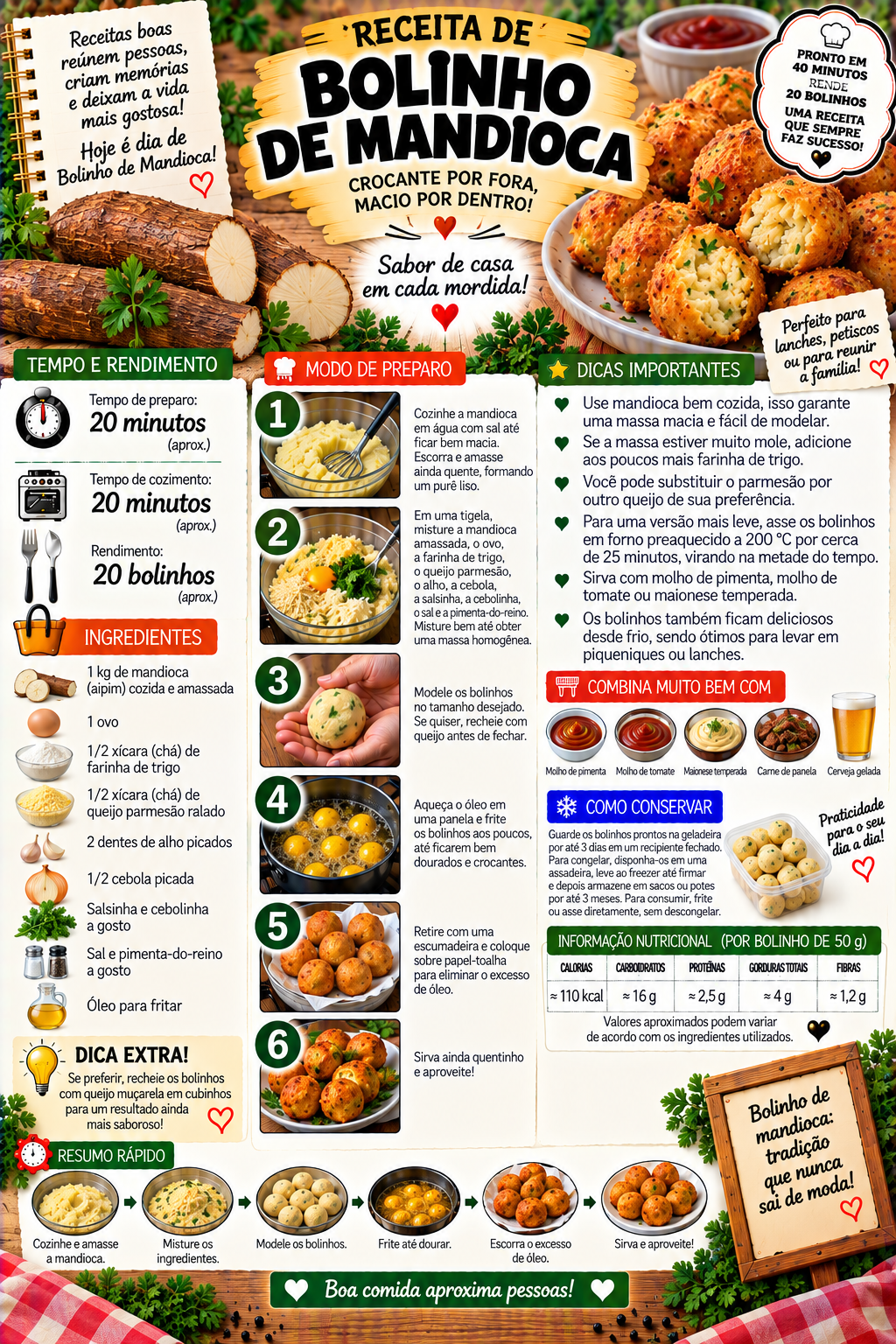 Bolinho de Mandioca