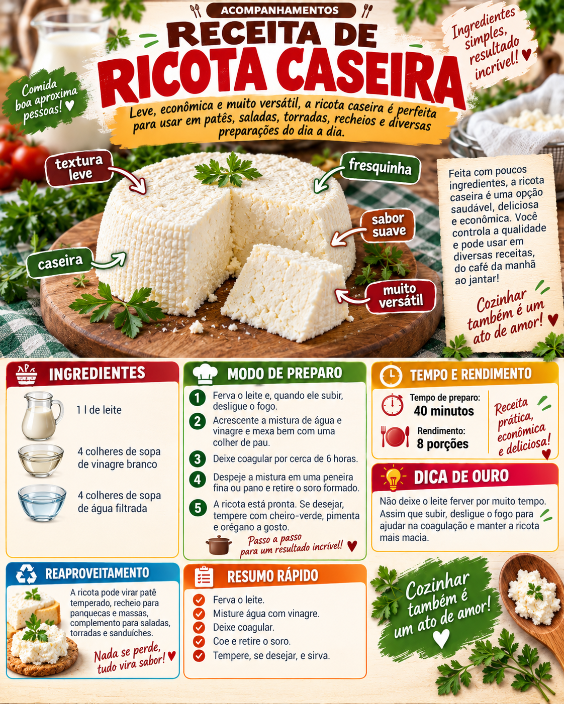 Ricota Caseira