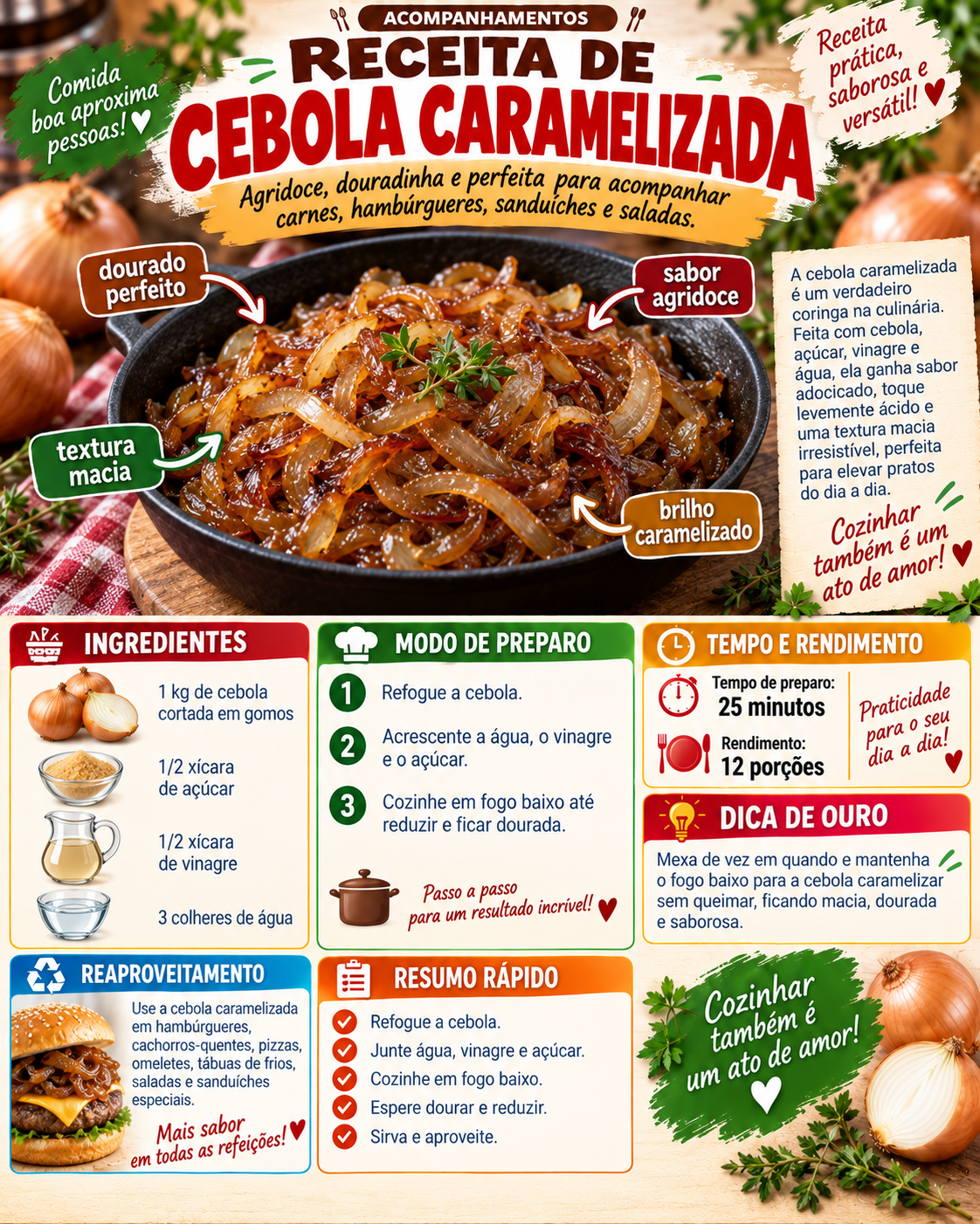 Cebola Caramelizada