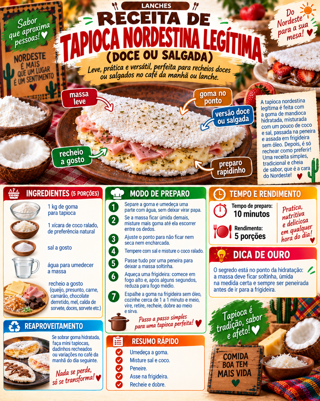 Tapioca Nordestina Legítima