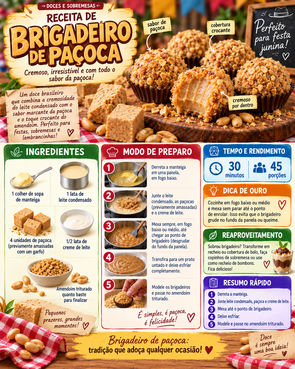 Brigadeiro de Paçoca
