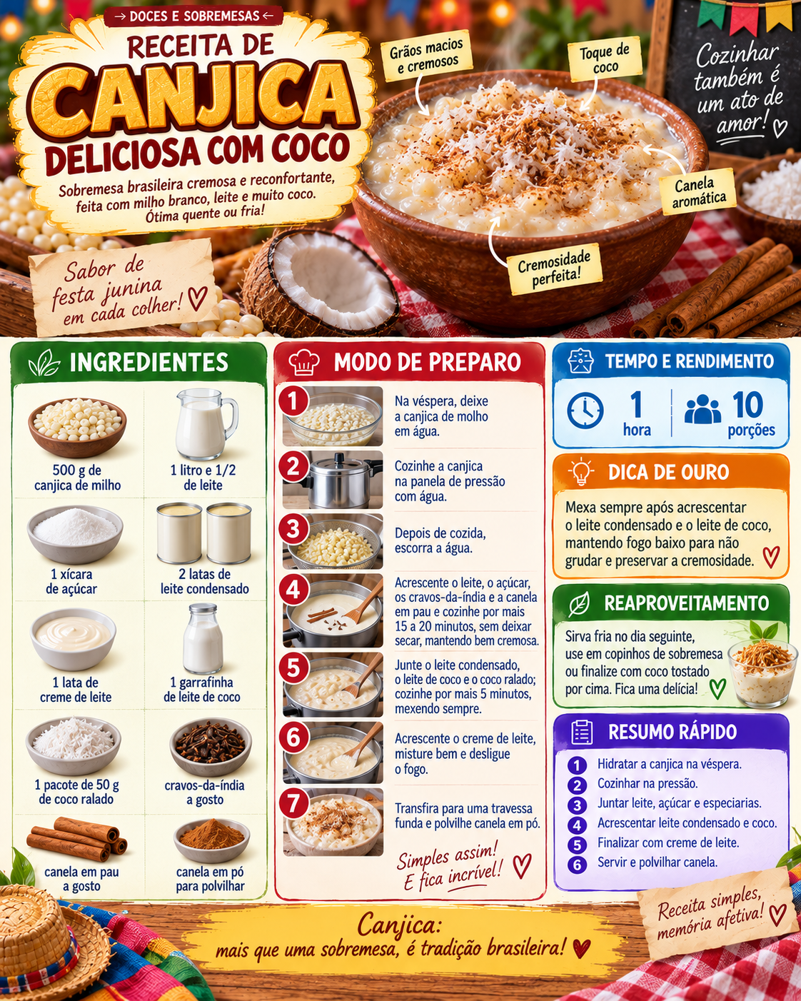 Canjica de Coco
