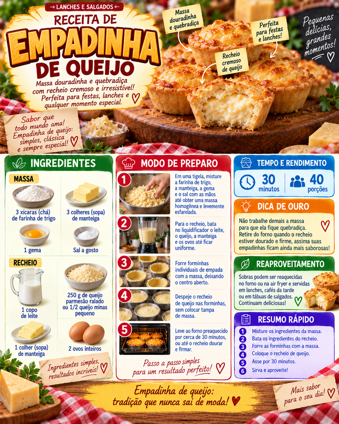 Empadinha de Queijo
