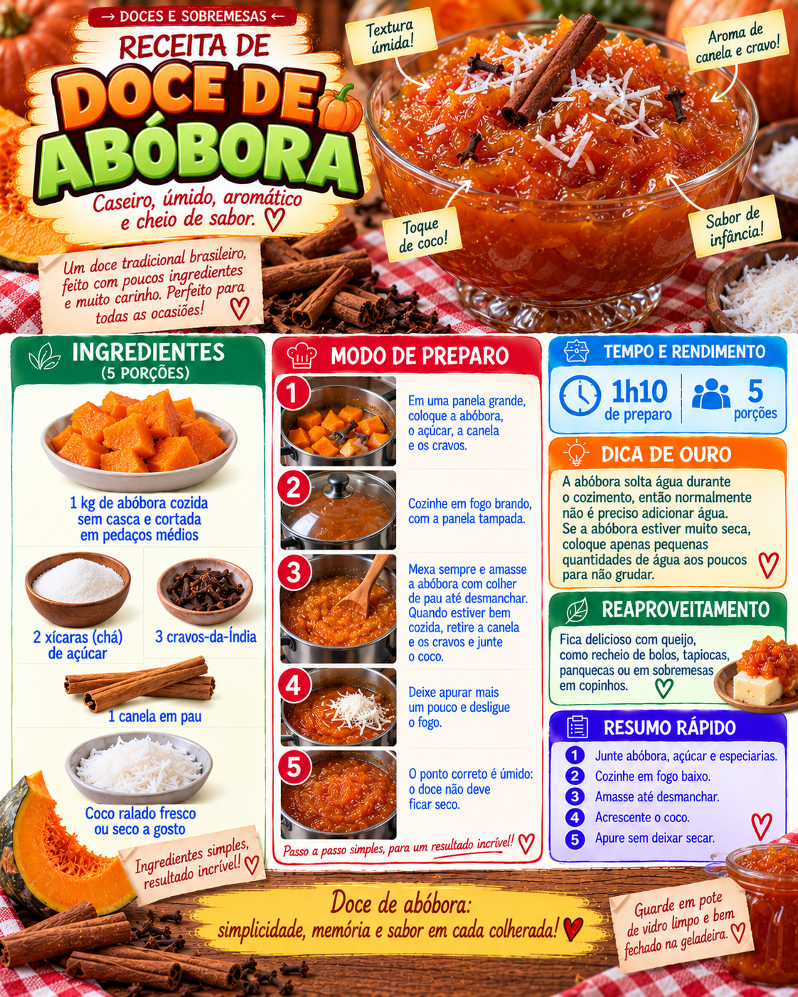 Doce de Abóbora