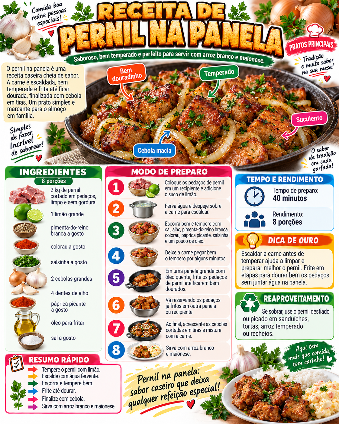 Pernil na Panela