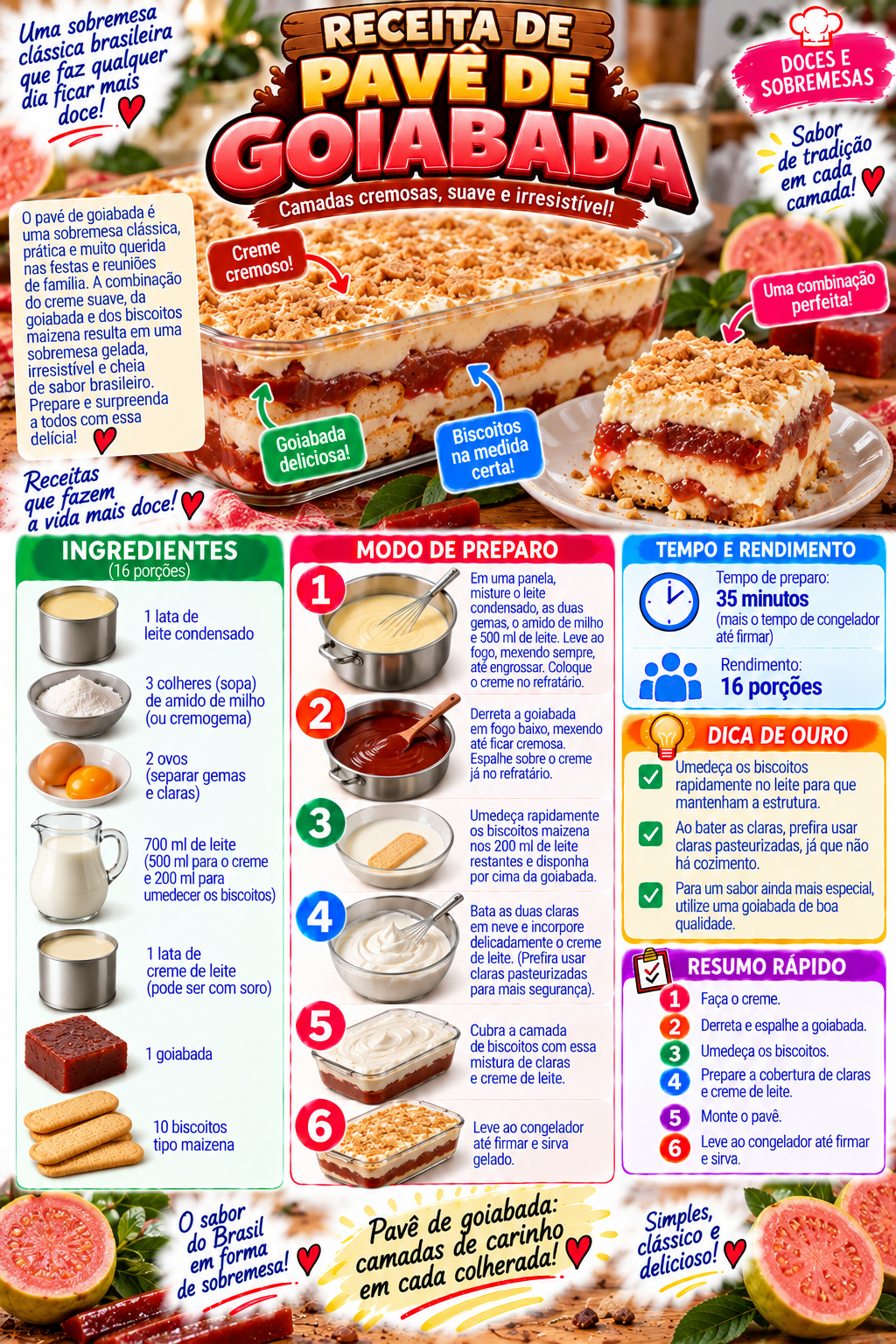 Pavê de Goiabada