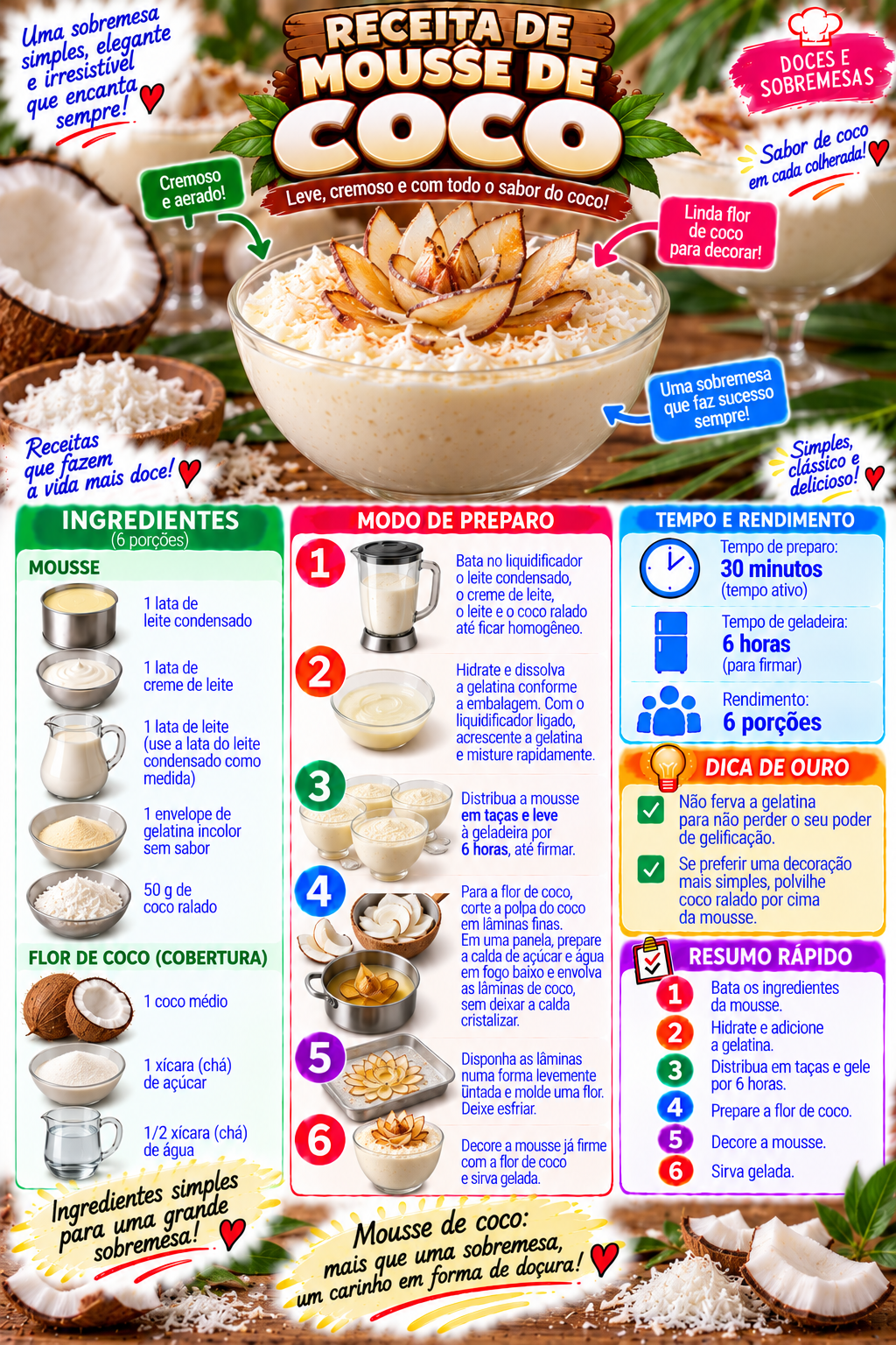 Mousse de Coco