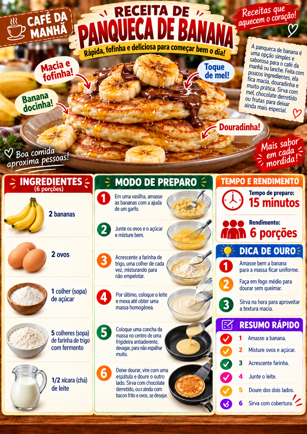 Panqueca de Banana