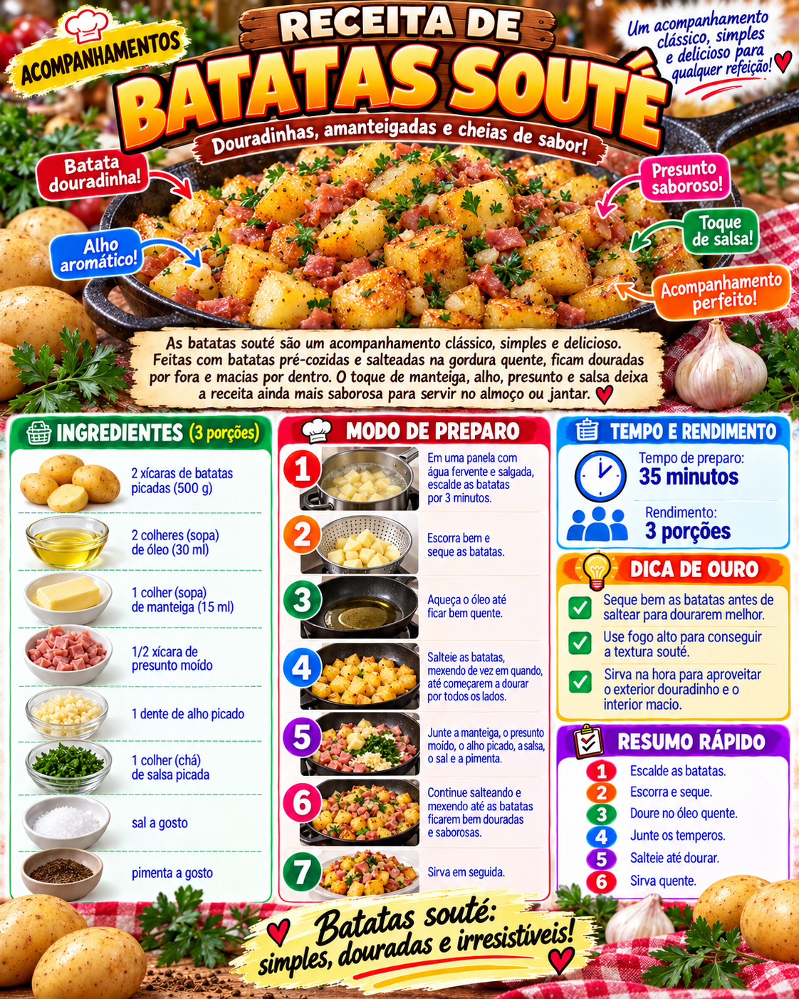 Batatas Souté