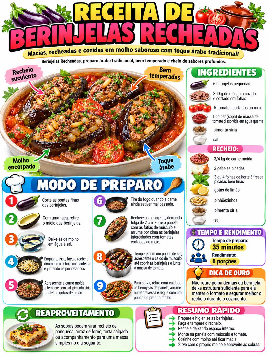 Berinjelas Recheadas